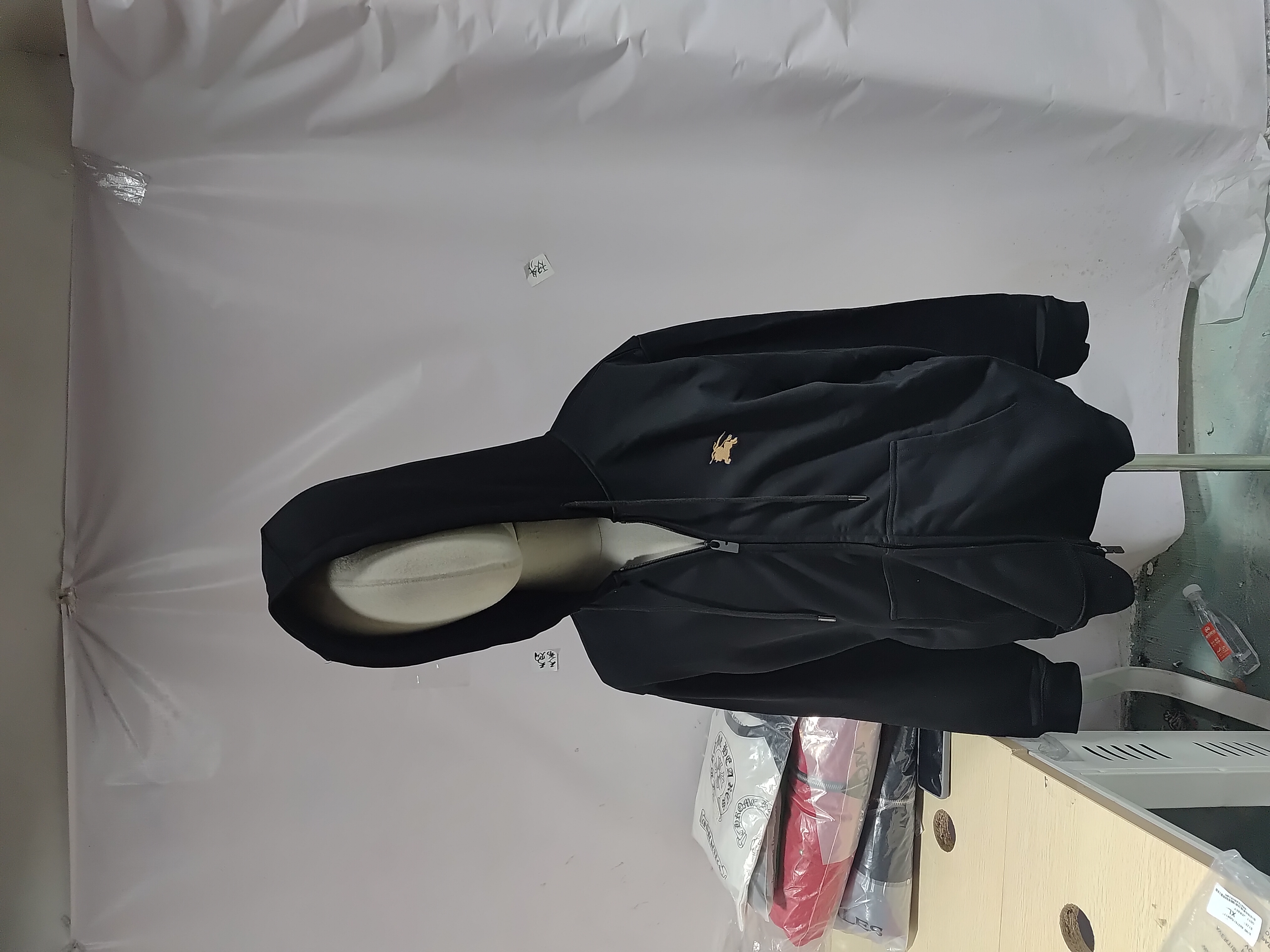 Burberry Warhorse Cross-Stitch Zippered Hooded Jacket Black review Stockxkicks 01