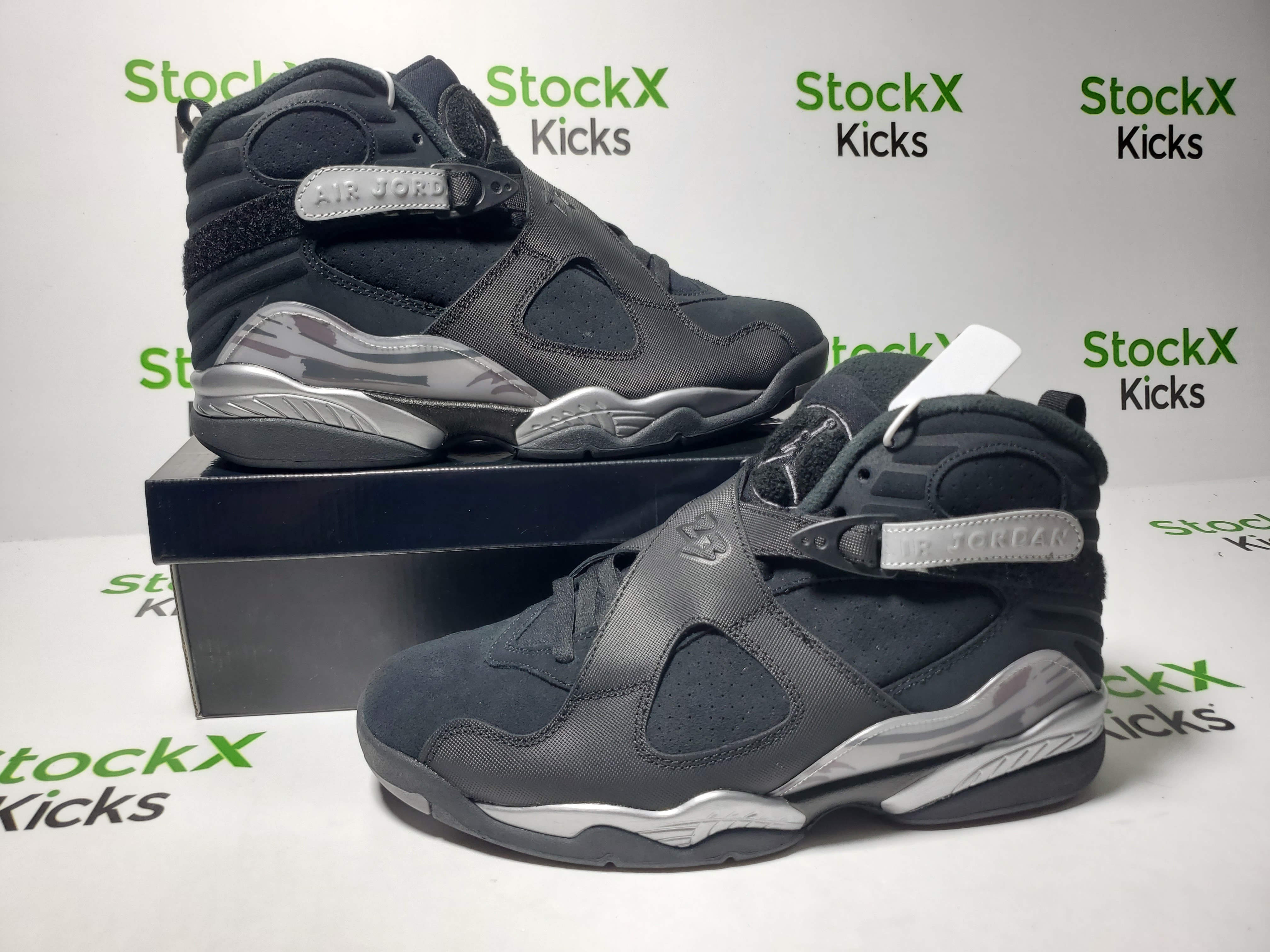 PK God Batch Air Jordan 8 Retro Winterized Gunsmoke FD1334-001 review Stockxkicks 00