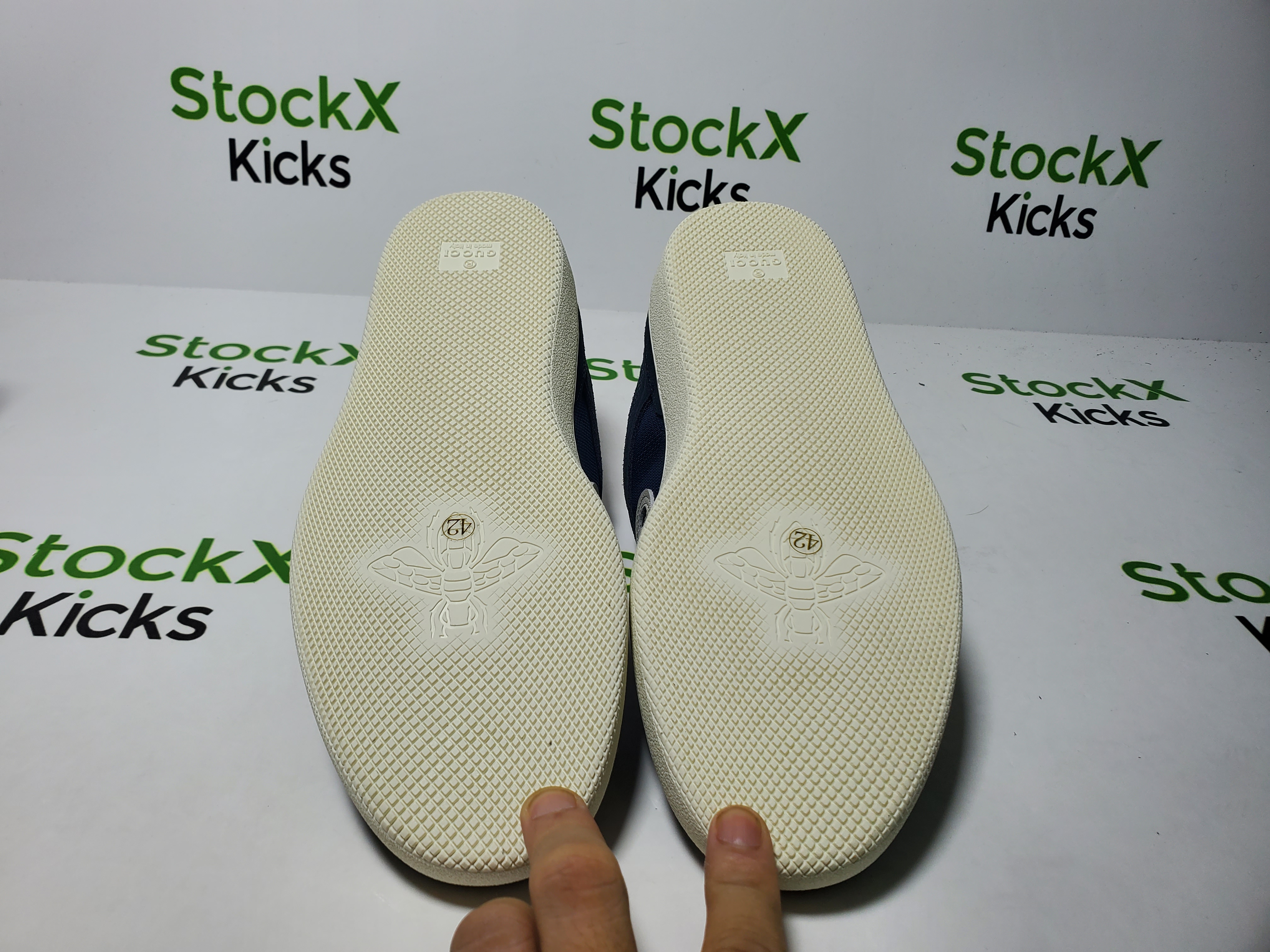 Gucci Interlocking G Sneaker Blue 791742 AADM0 4141 review Stockxkicks 05