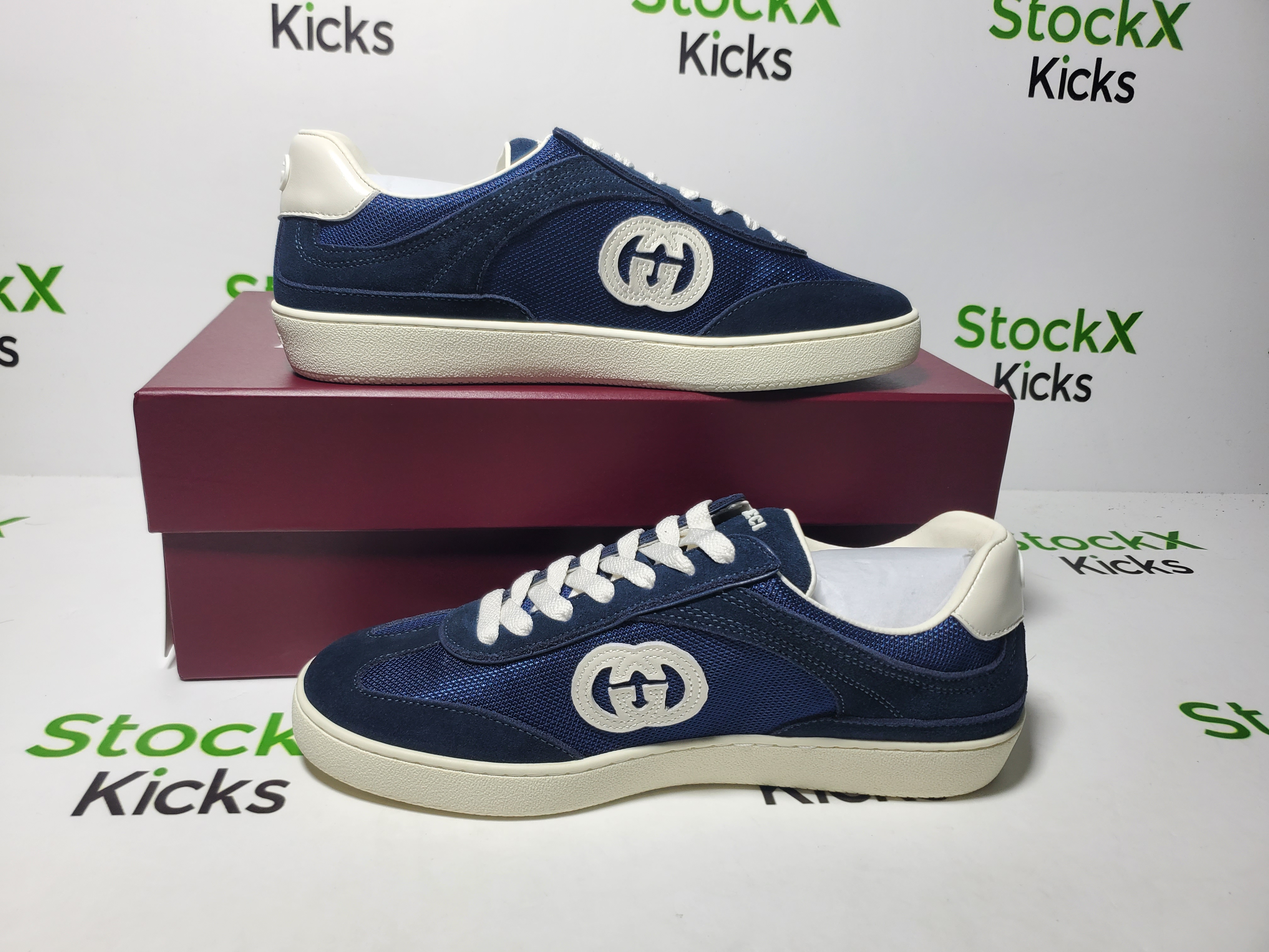 Gucci Interlocking G Sneaker Blue 791742 AADM0 4141 review Stockxkicks 02