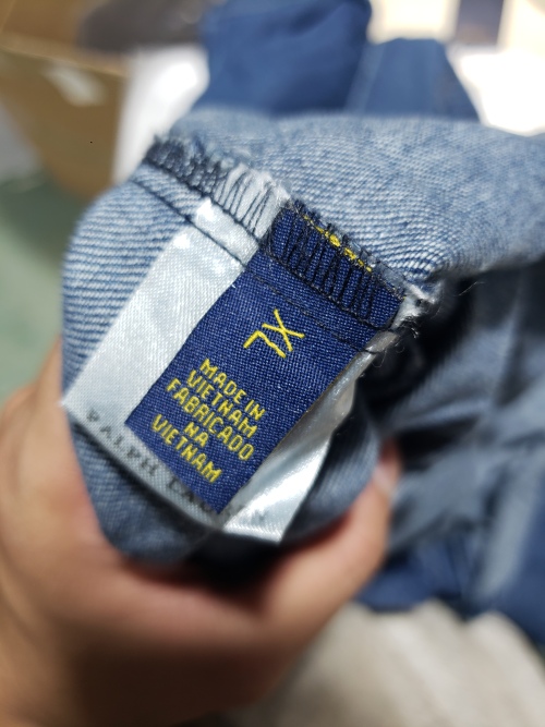 Ralph Lauren Classic Warhorse Logo Lapel Long-Sleeved Denim Shirt review 