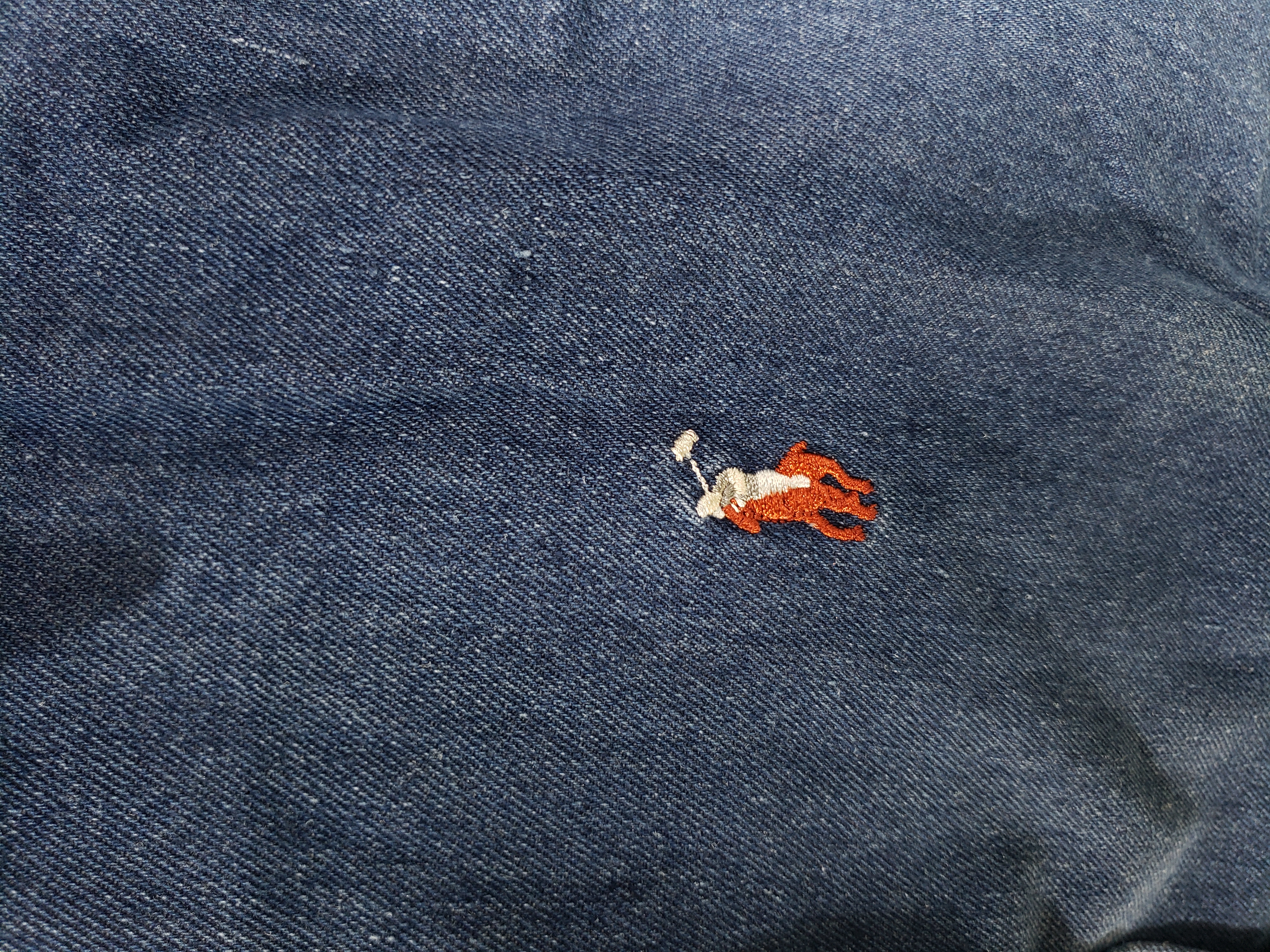 Ralph Lauren Classic Warhorse Logo Lapel Long-Sleeved Denim Shirt review Stockxkicks 02