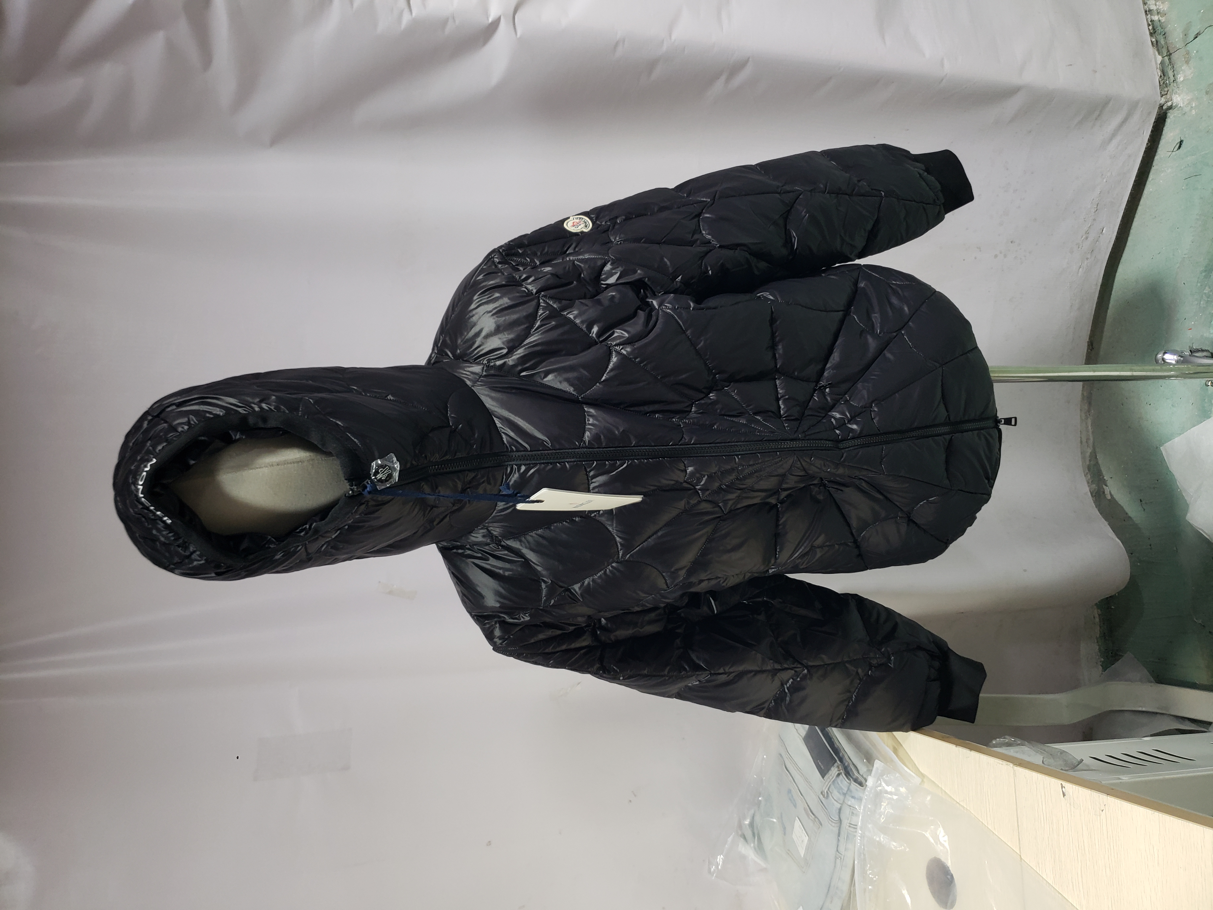 Moncler Black Violier Spider Web Quilted Down Jacket CK241218 review Stockxkicks 01