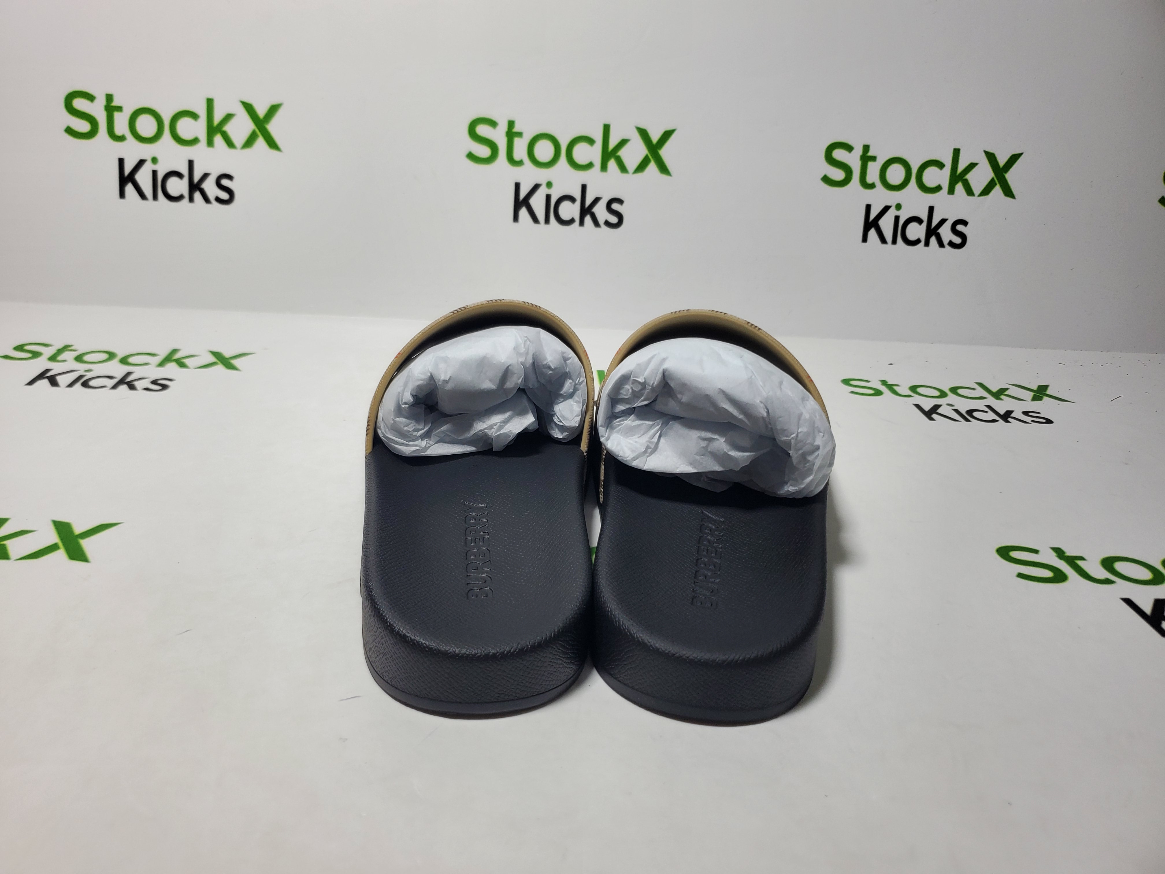 Burberry Vintage Check Slides Archive Beige CK241218 review Stockxkicks 03