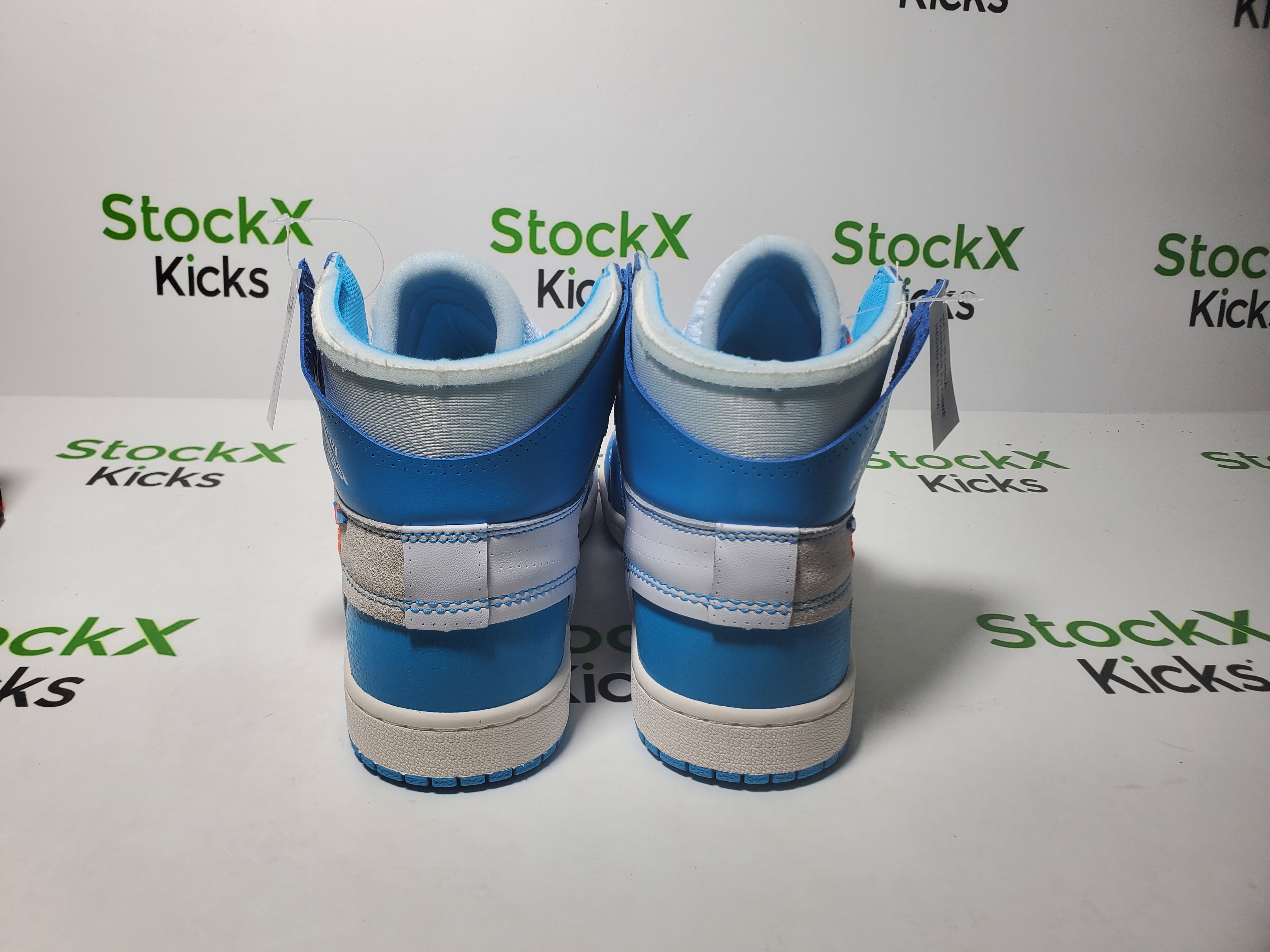 PK God Batch Nike Air Jordan 1 Retro High Off-White University Blue AQ0818-148 review Stockxkicks 03