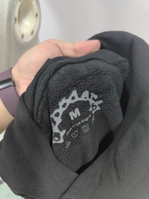 Sp5der Beluga Hoodie Onyx/Yellow YZ GE936 review 