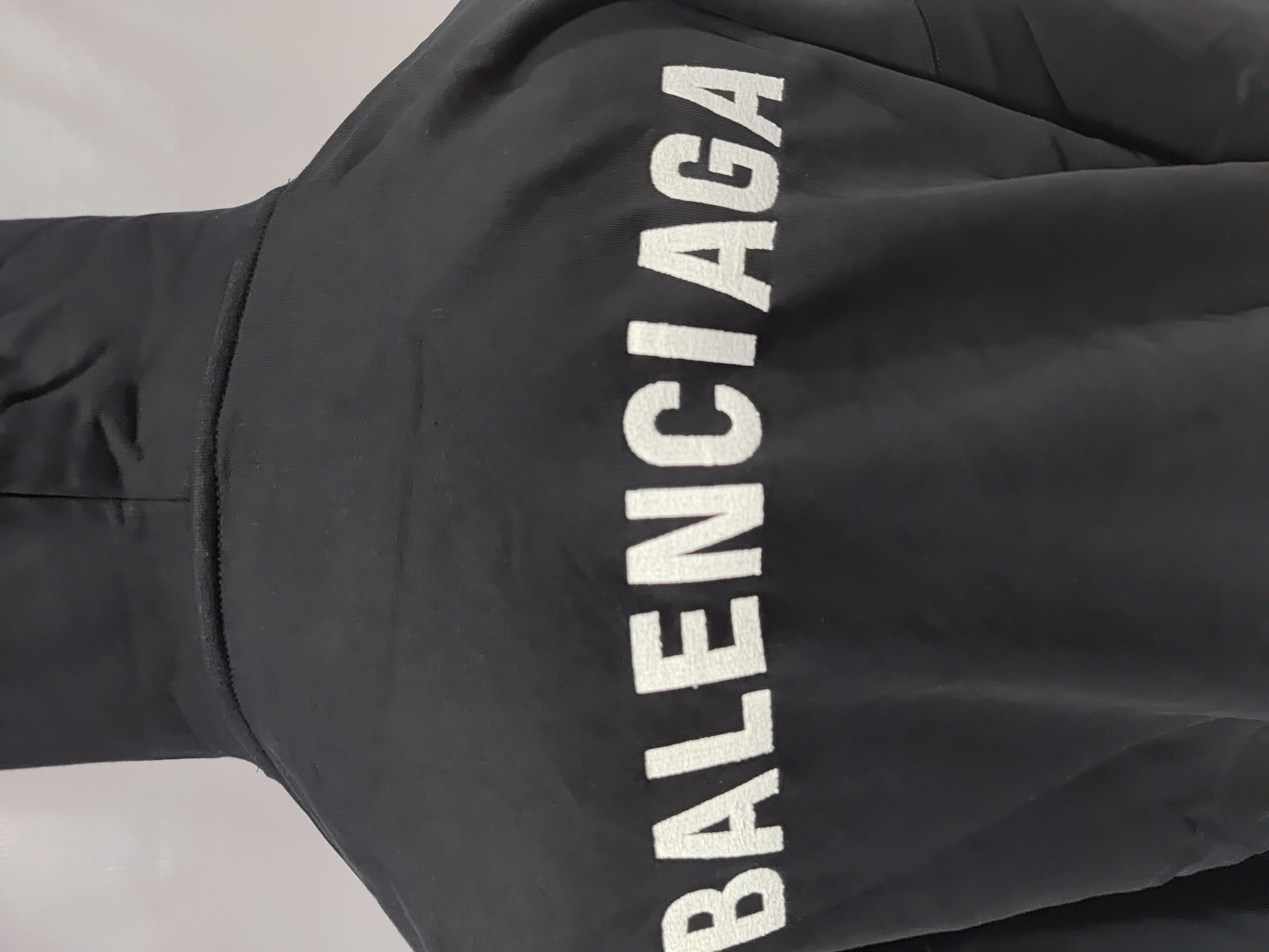 Balenciaga Back Cropped Hoodie In Black review Stockxkicks 04