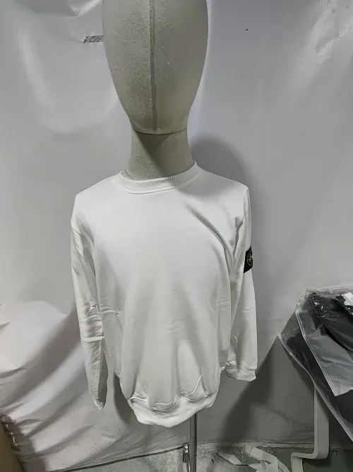 Stone Island Sweatshirt  White/Grey/Khaki/Musk green/Dark green/Olive green/Navy Blue/Black YZ 9018 review 