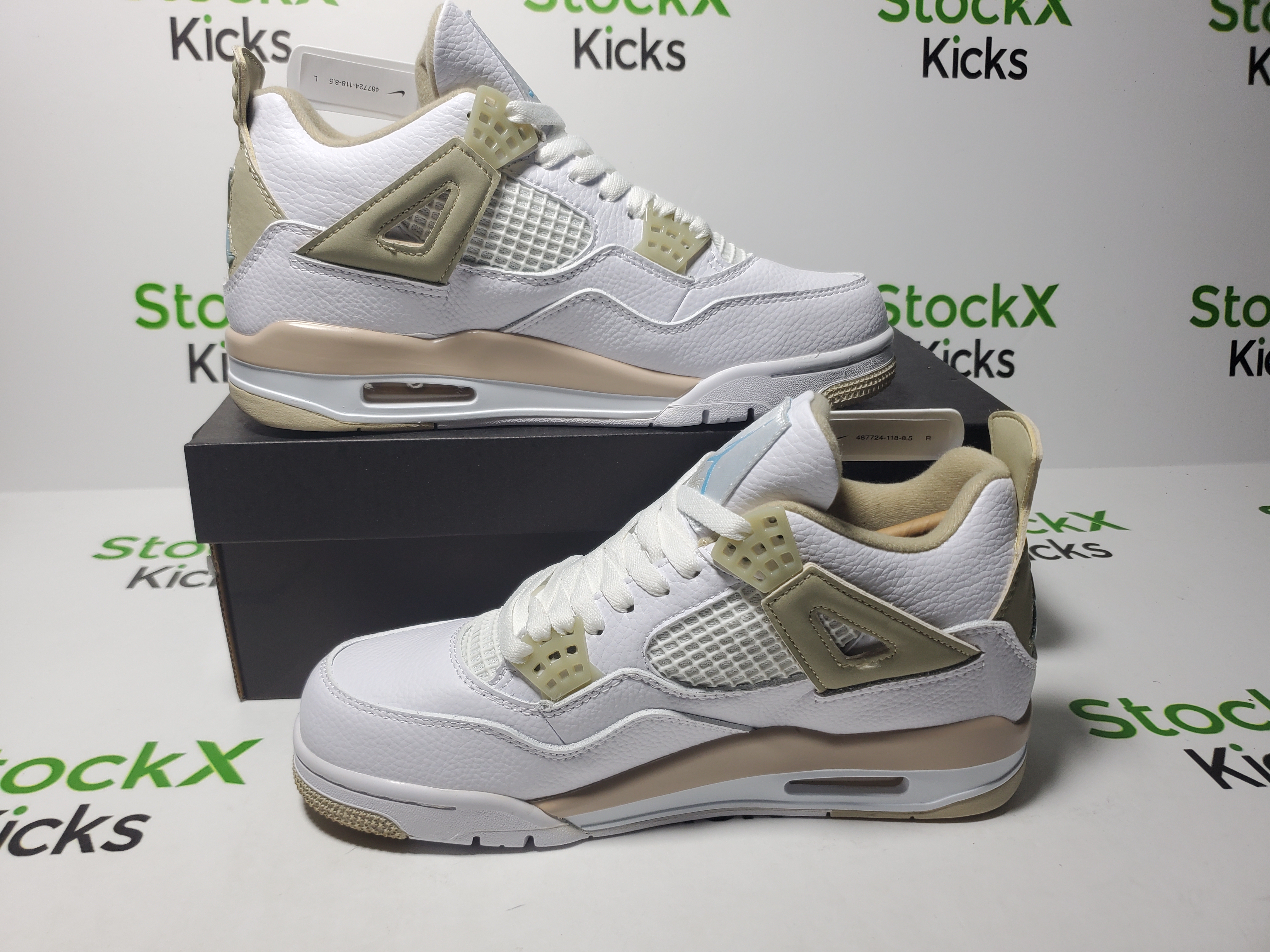 PK God Batch Air Jordan 4 Retro Sand (2017) (GS) 487724-118 review Stockxkicks 01