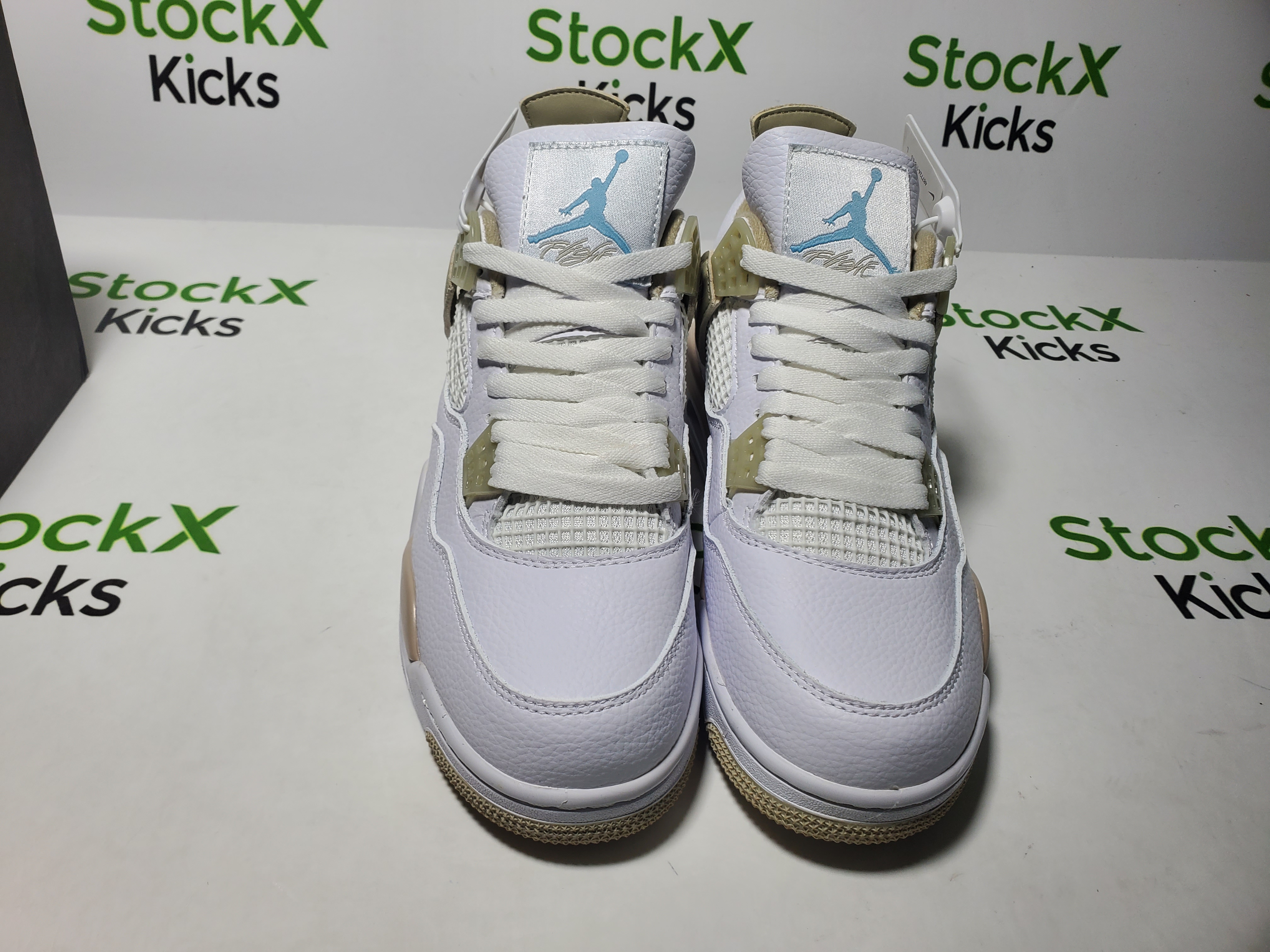 PK God Batch Air Jordan 4 Retro Sand (2017) (GS) 487724-118 review Stockxkicks 04