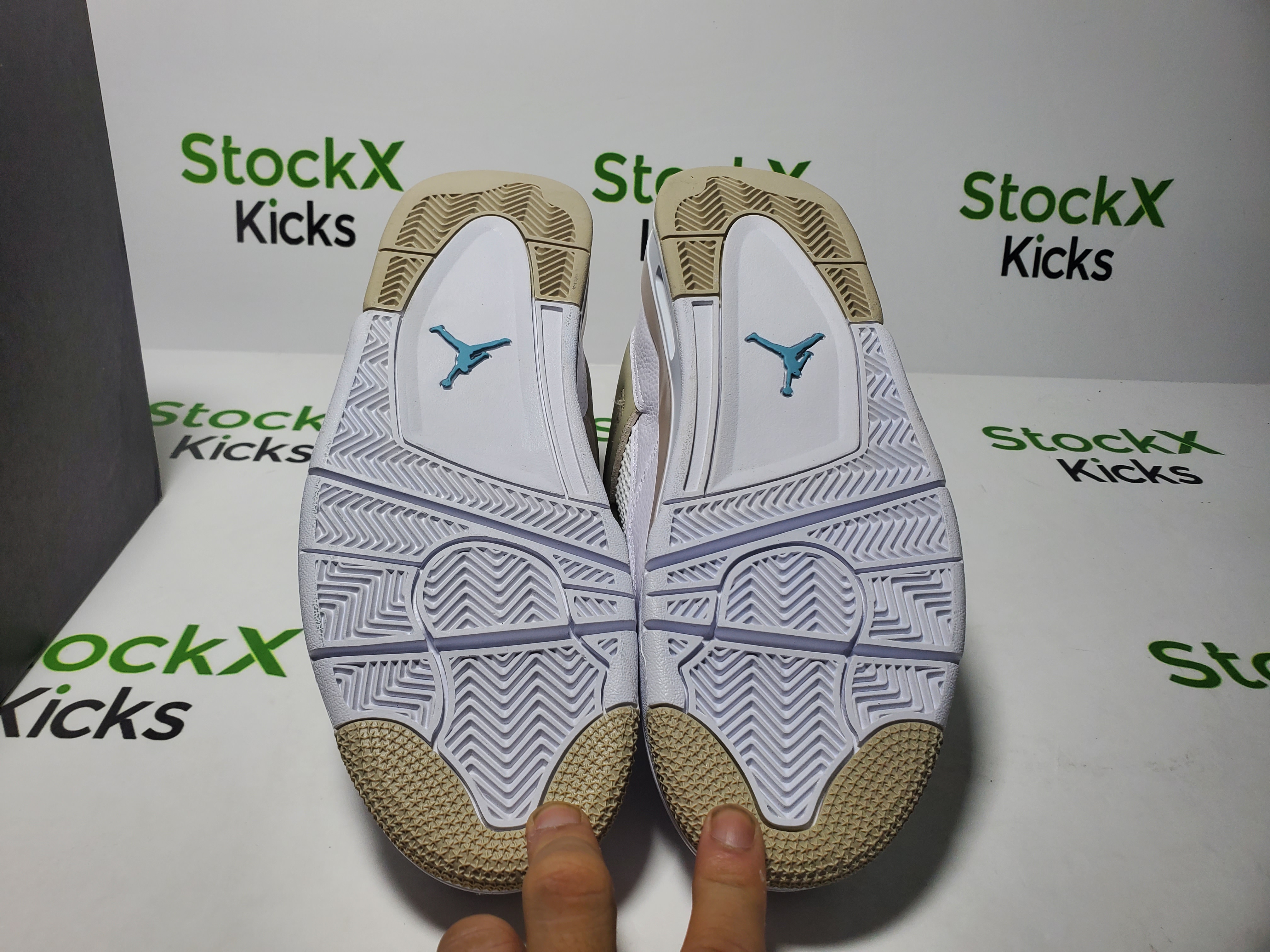 PK God Batch Air Jordan 4 Retro Sand (2017) (GS) 487724-118 review Stockxkicks 05