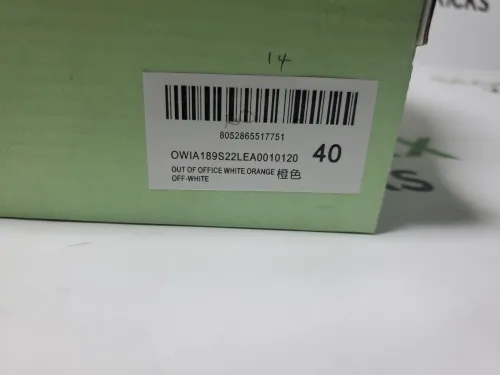 PK God Batch OFF-WHITE Out Of Office OOO Low Orange OMIA189S22LEA0010120 review 