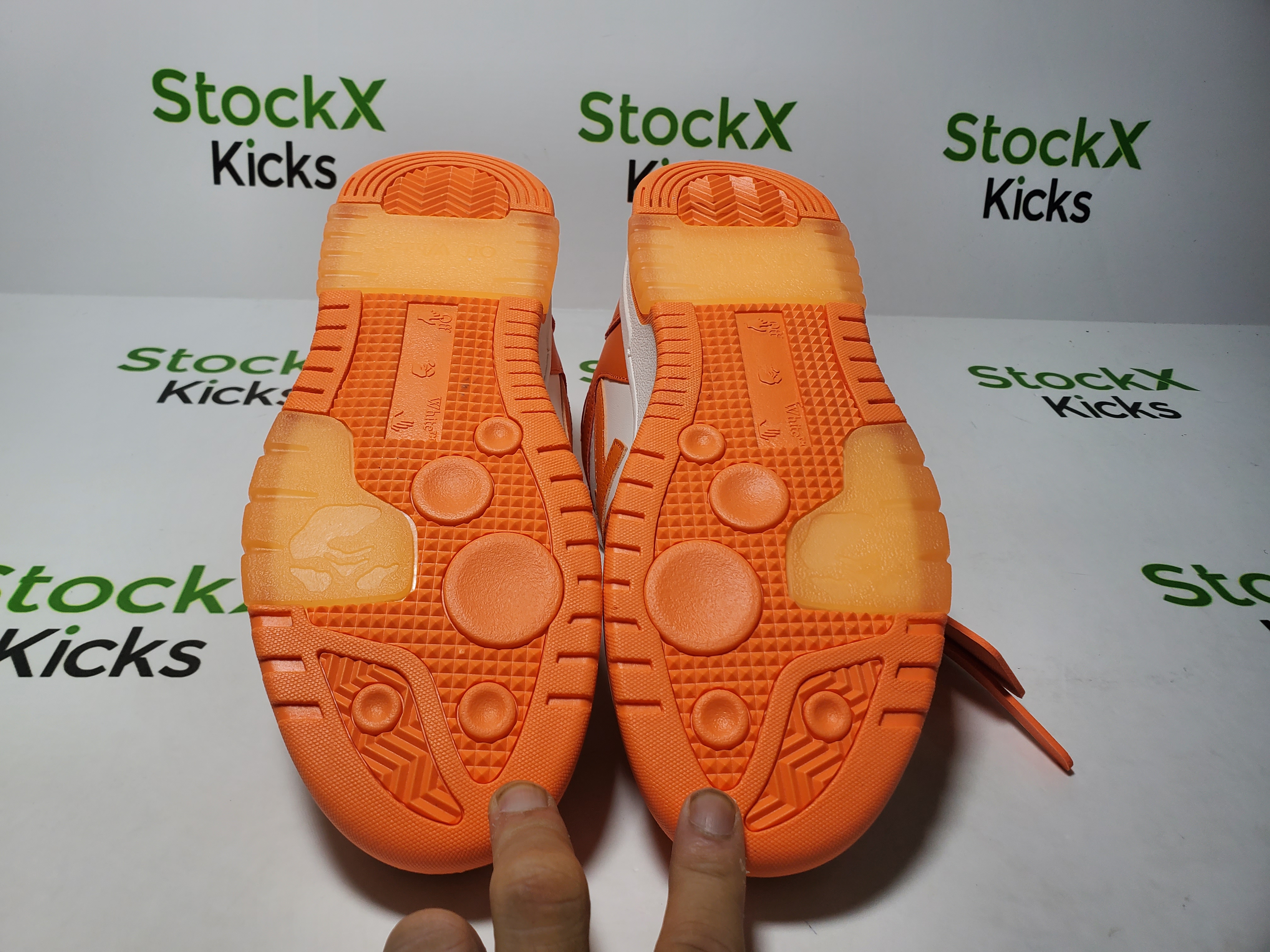 PK God Batch OFF-WHITE Out Of Office OOO Low Orange OMIA189S22LEA0010120 review Stockxkicks 05