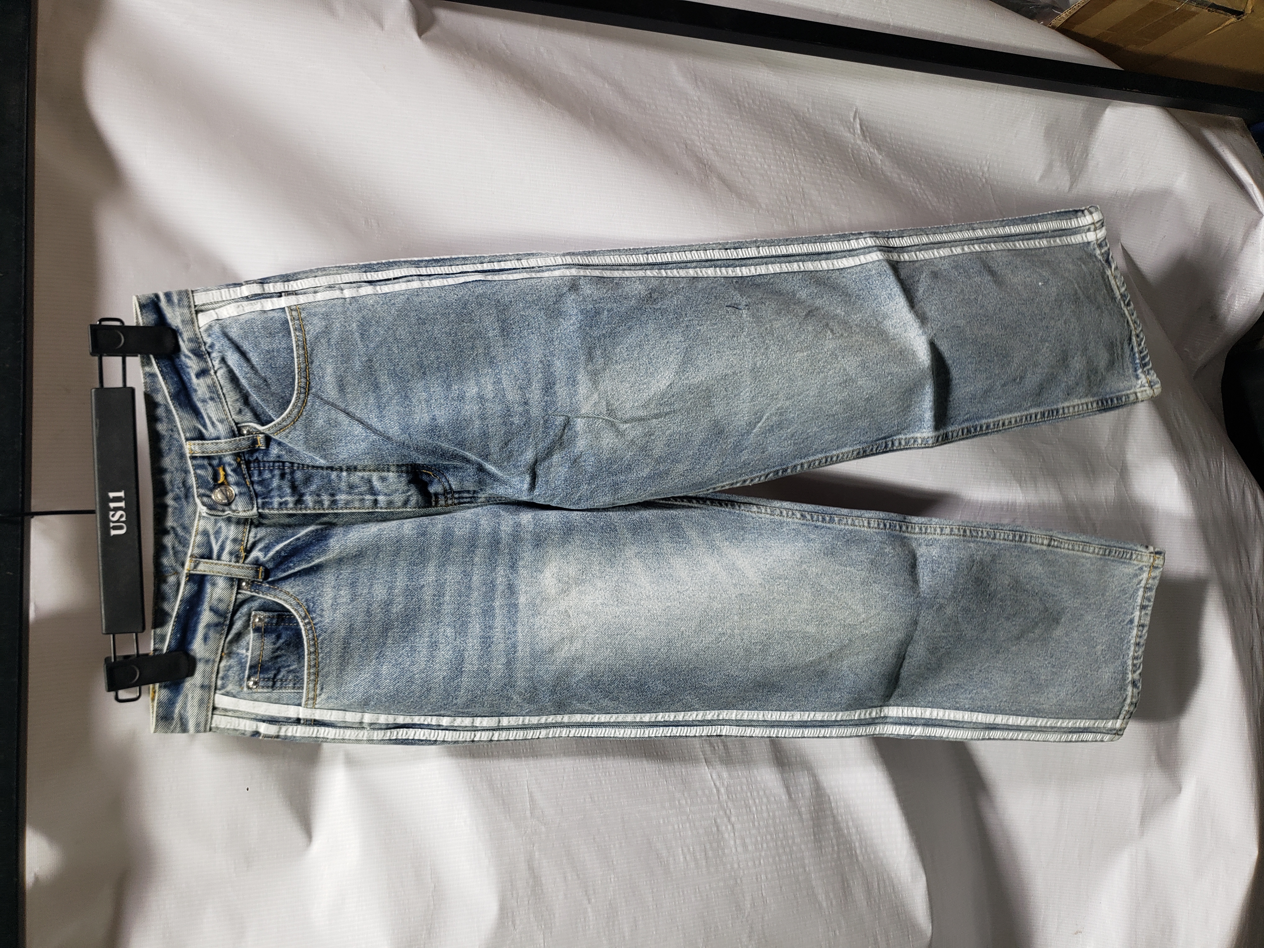 Balenciaga x Adidas Side Stripes Baggy Jeans in Black CK 2802024016 review Stockxkicks 01