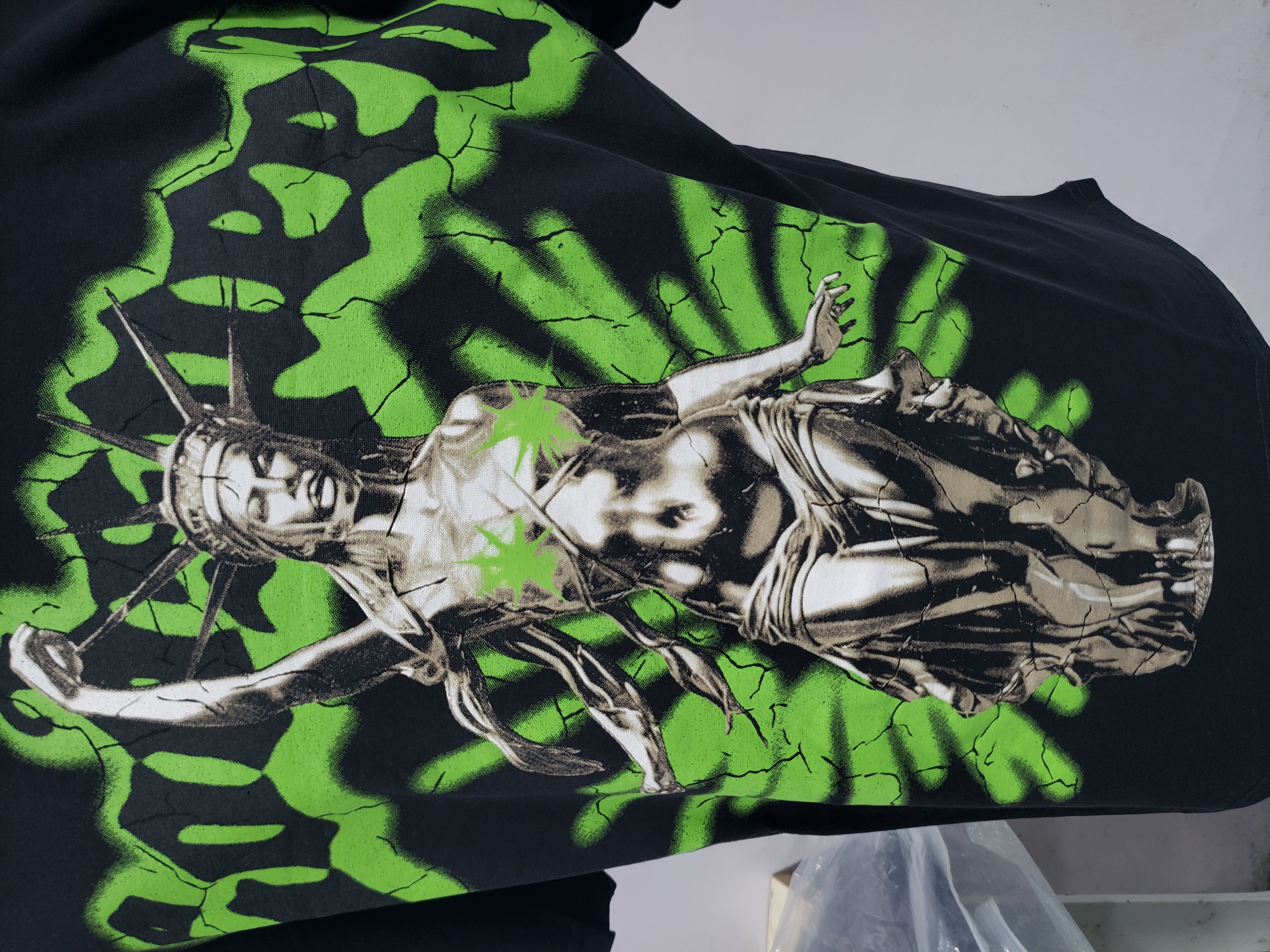 Godspeed Modern Liberty T-shirt #7067 Black/Apricot review Stockxkicks 02