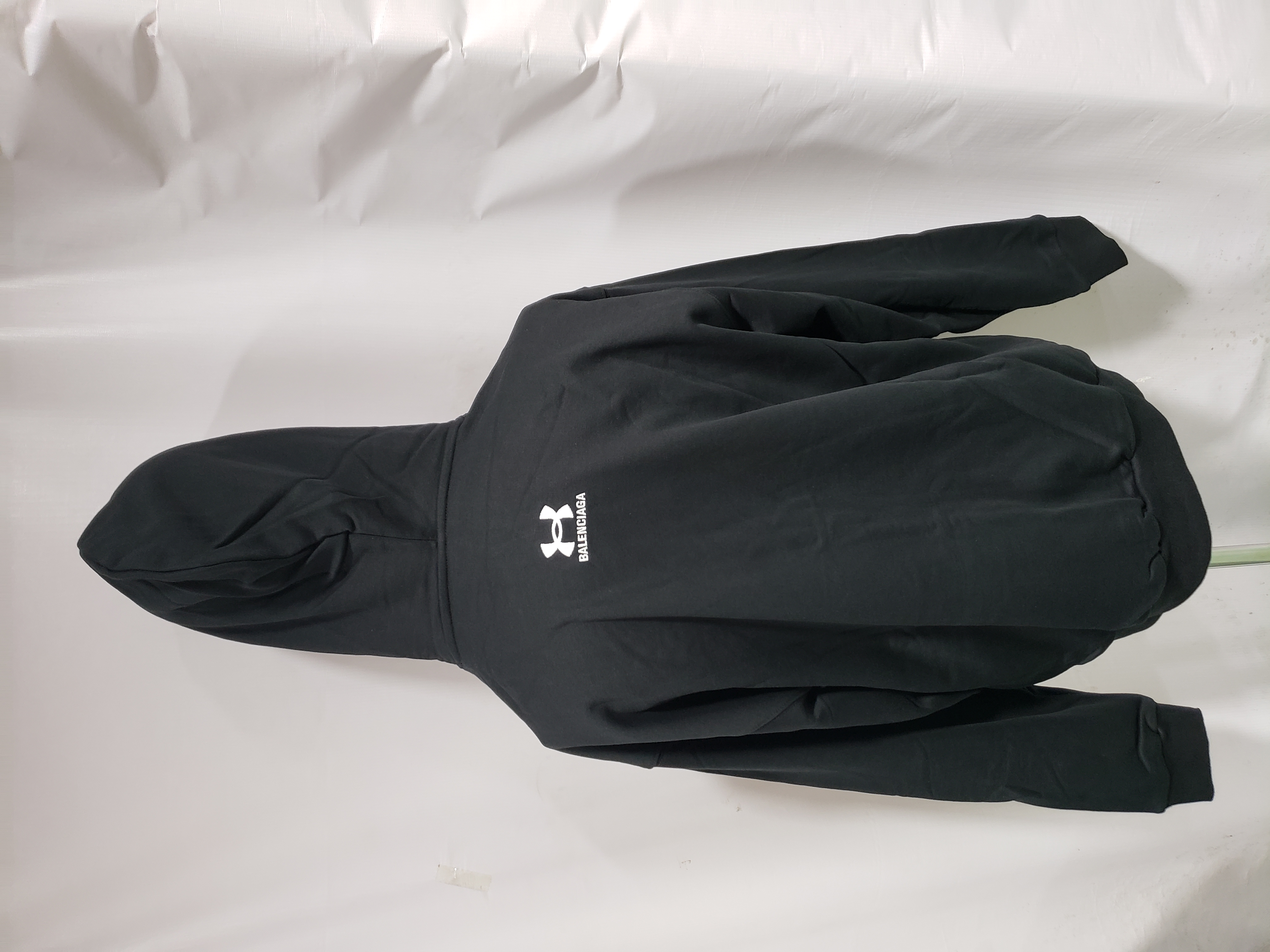 Balenciaga x Under Armour Zip Up Hoodie 'Black/White' review Stockxkicks 03