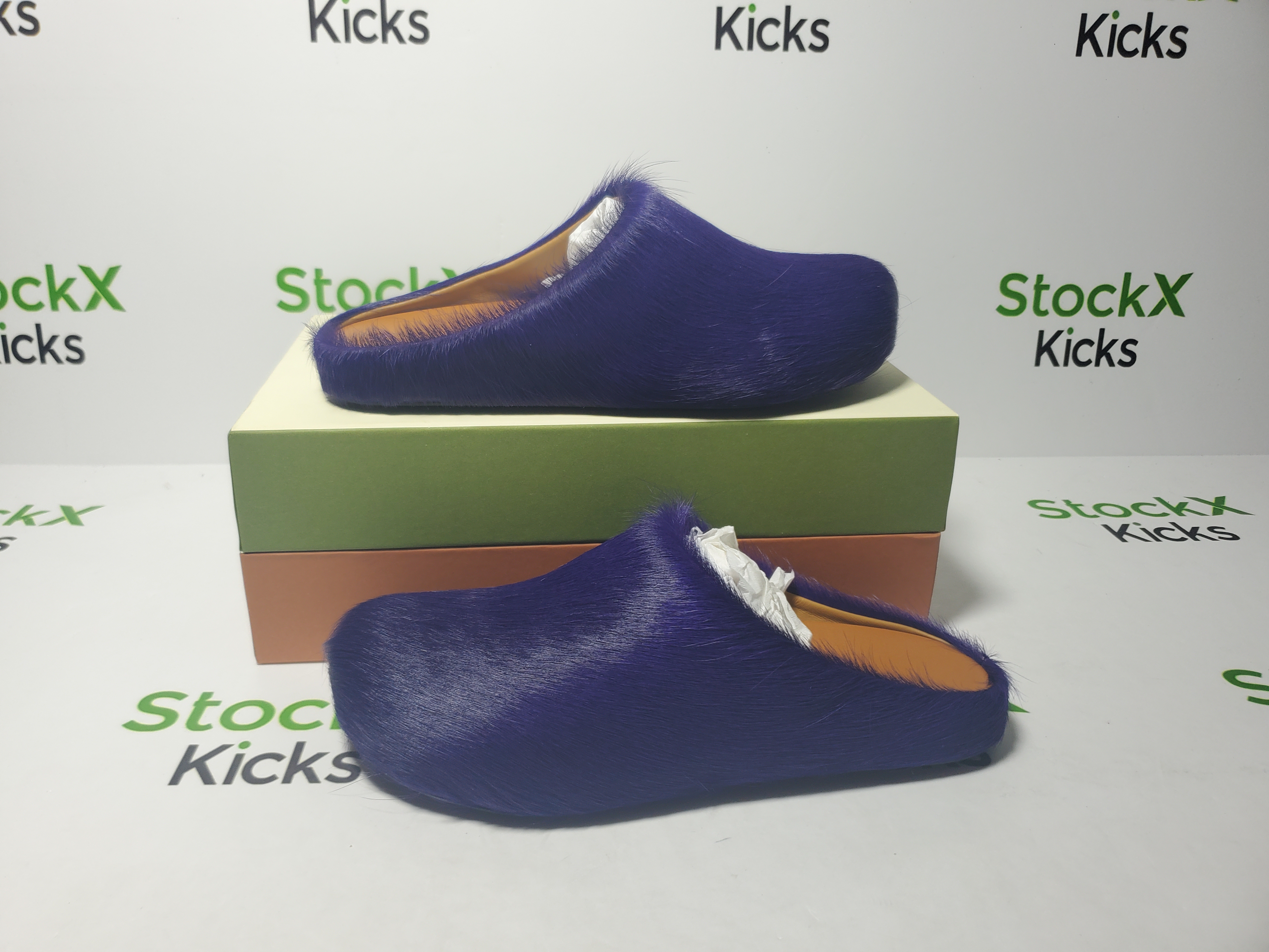 Marni Long-hair Calfskin Fussbett Sabot Purple SBMR000600P623600C74 review Stockxkicks 02