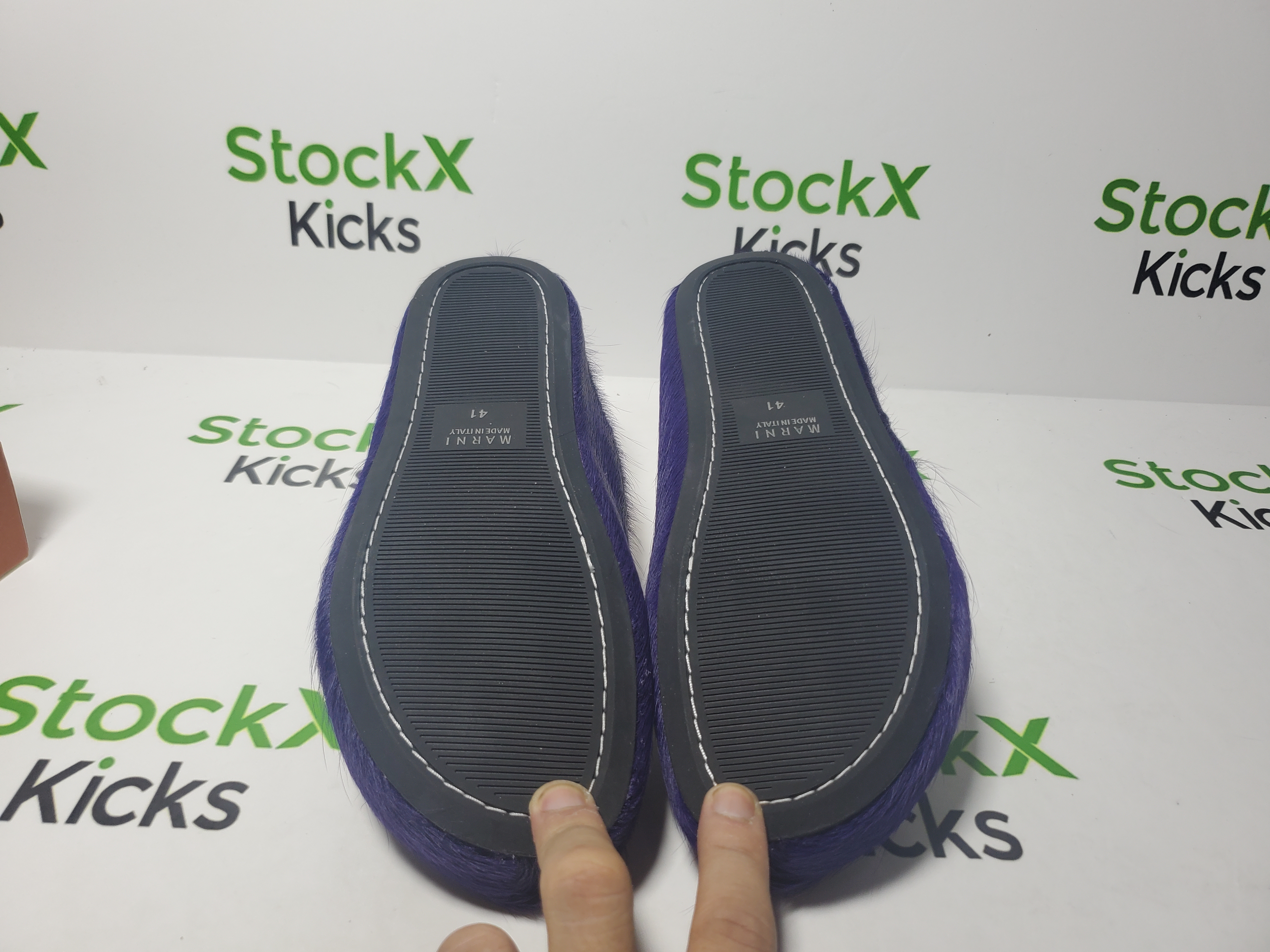 Marni Long-hair Calfskin Fussbett Sabot Purple SBMR000600P623600C74 review Stockxkicks 05