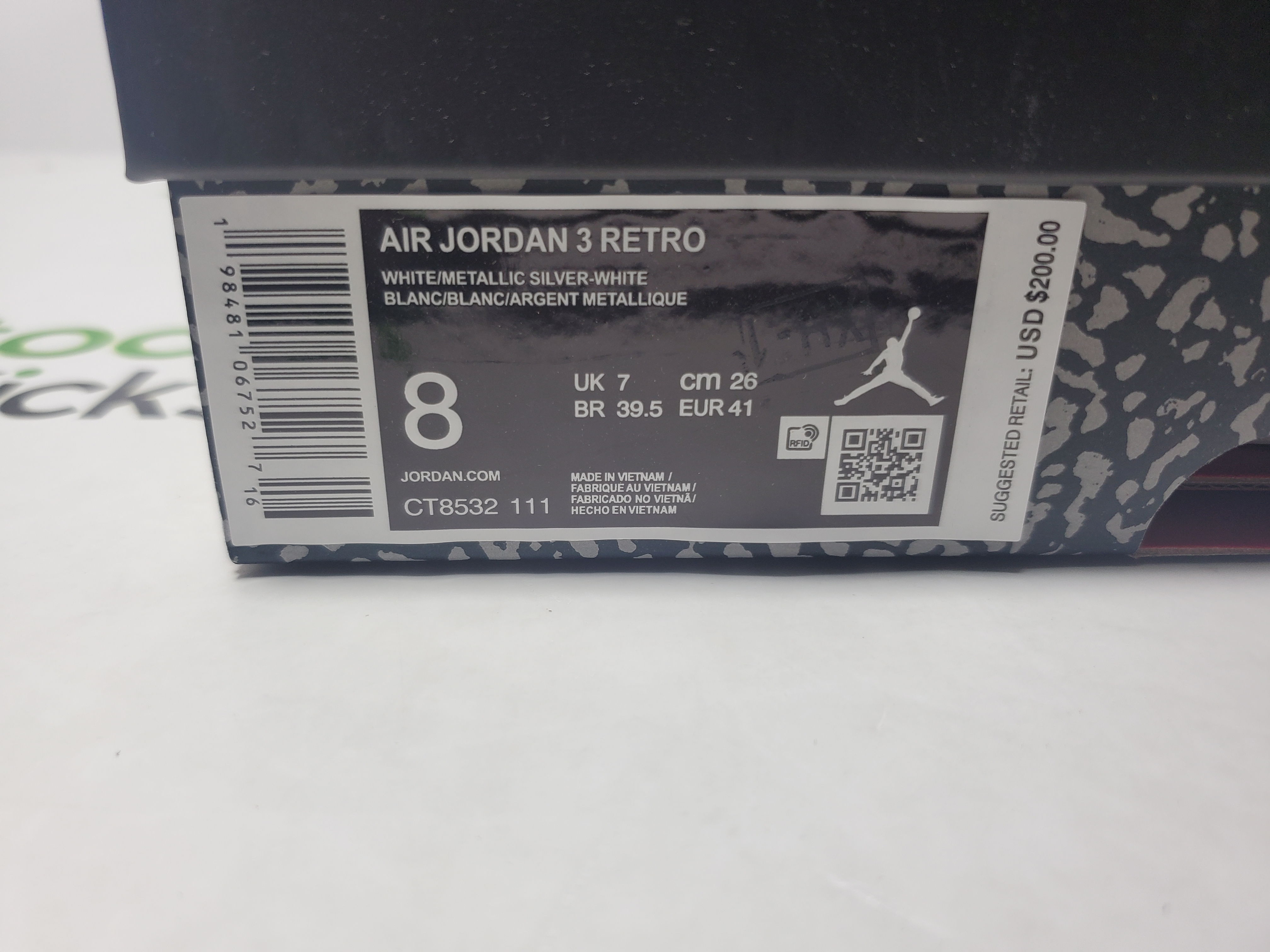 PK God Batch Air Jordan 3 Retro 'Pure Money' 2025 CT8532-111 review Stockxkicks 00