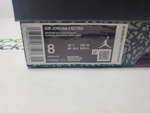 PK God Batch Air Jordan 3 Retro 'Pure Money' 2025 CT8532-111 review 