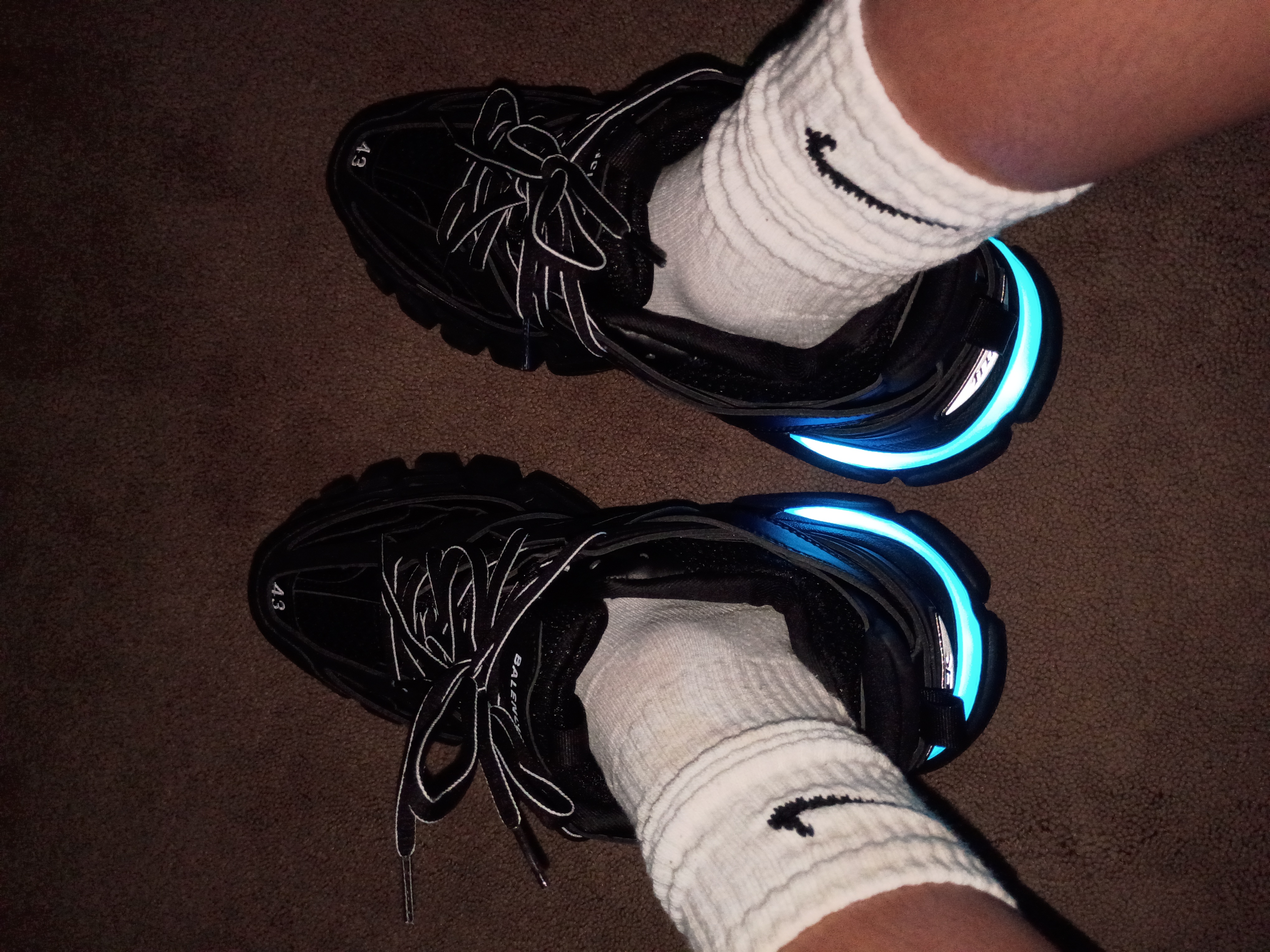 【Top PK God Batch】Balenciaga Track Tess S.Black (LED) 555032 W1GB7 1000  review King 00