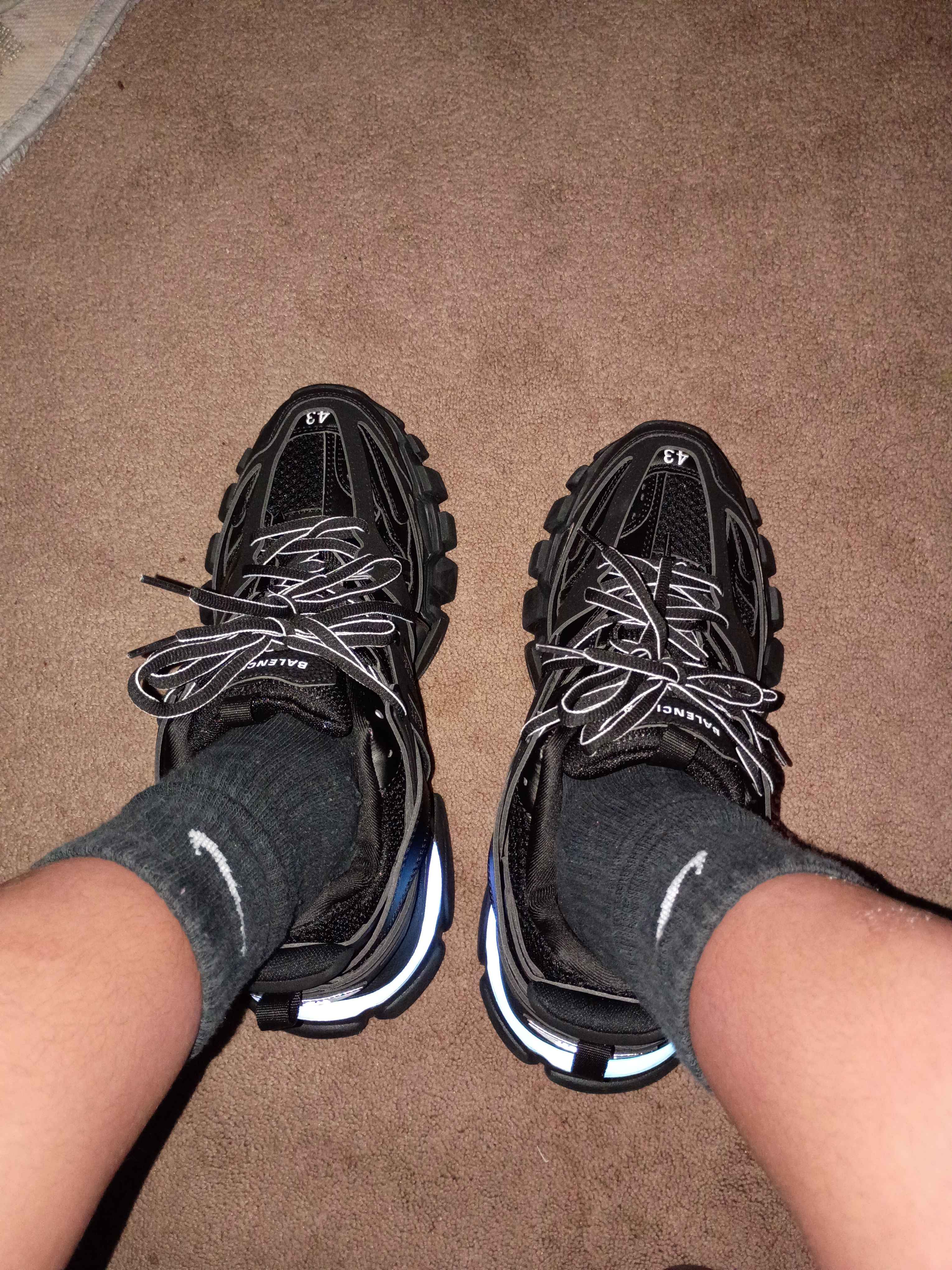 【Top PK God Batch】Balenciaga Track Tess S.Black (LED) 555032 W1GB7 1000  review King 01