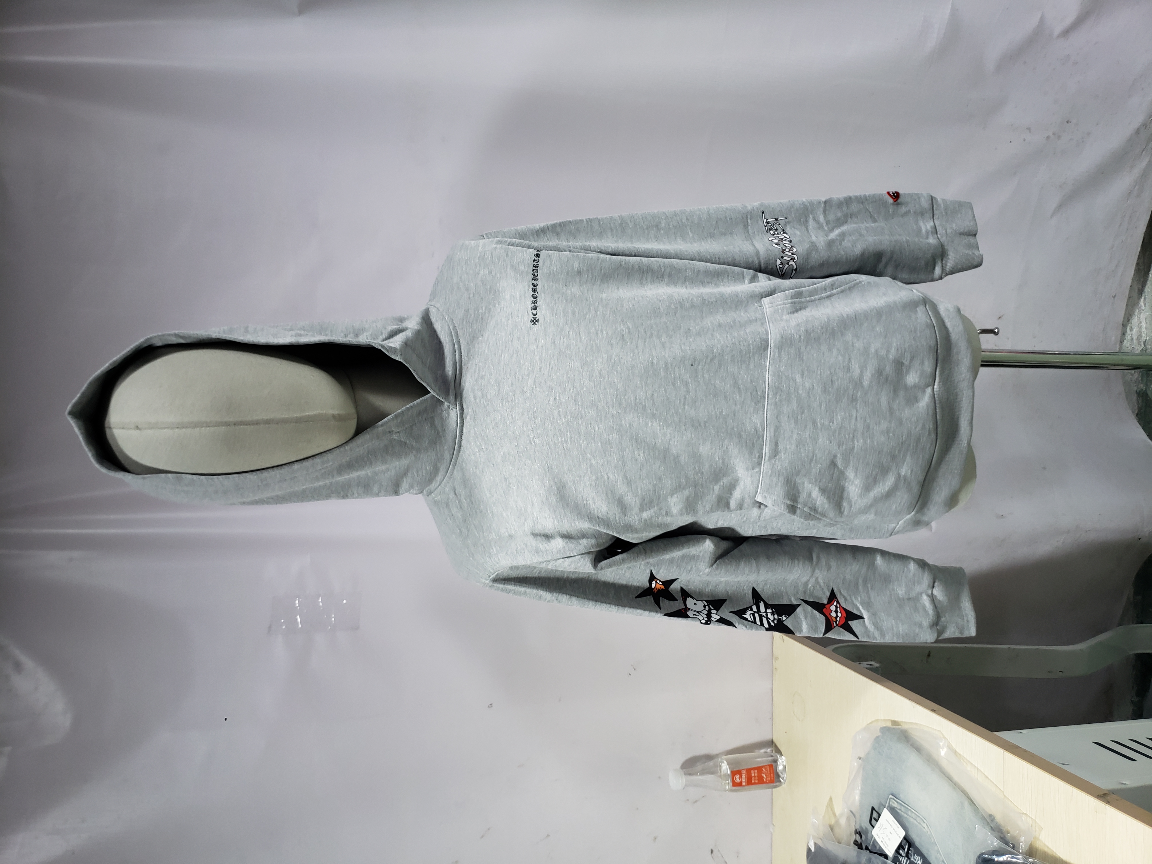 Chrome Hearts Matty Boy Hoodie Grey review Stockxkicks 03