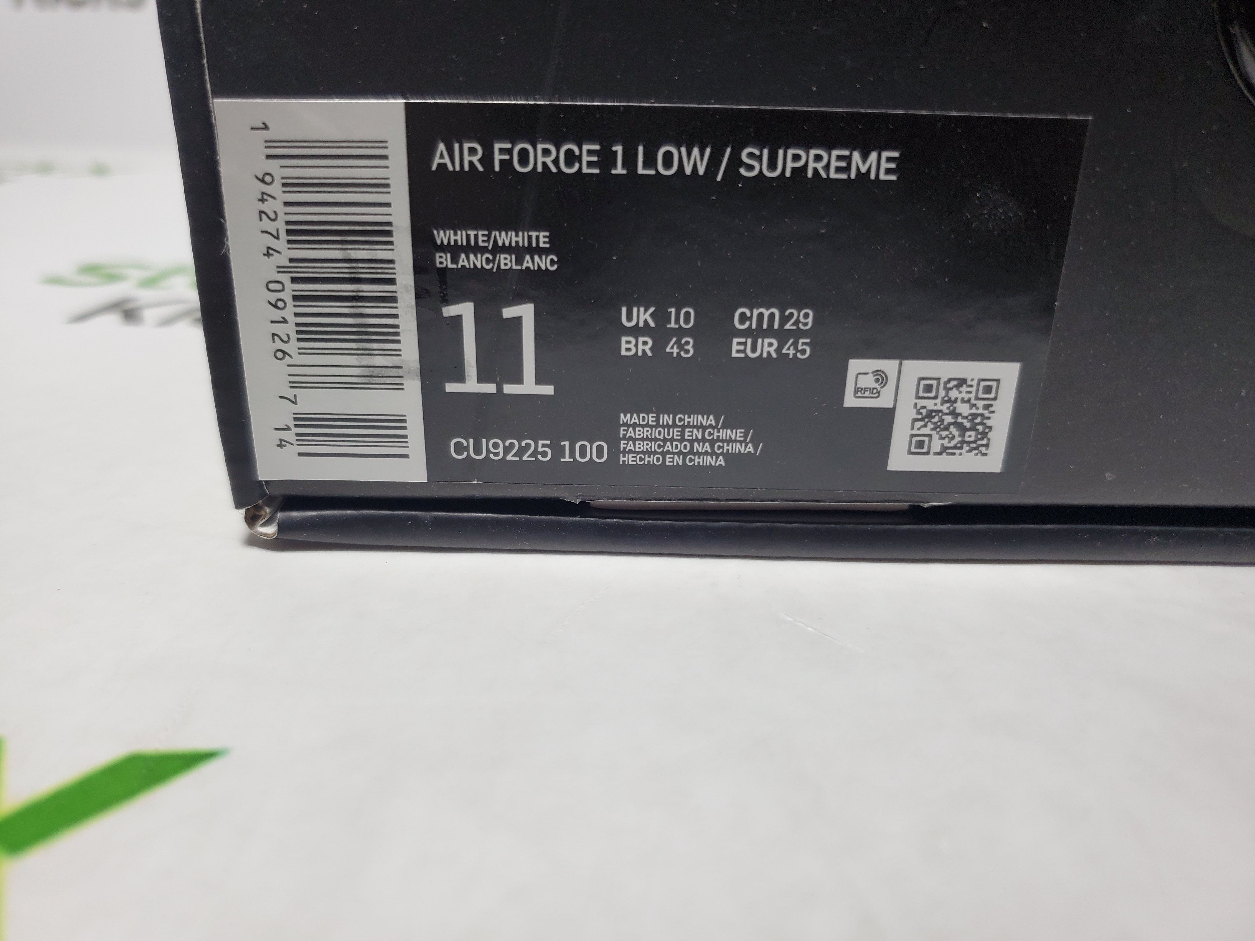 LJR Batch Supreme x Air Force 1 Low White CU9225-100 review Stockxkicks 00