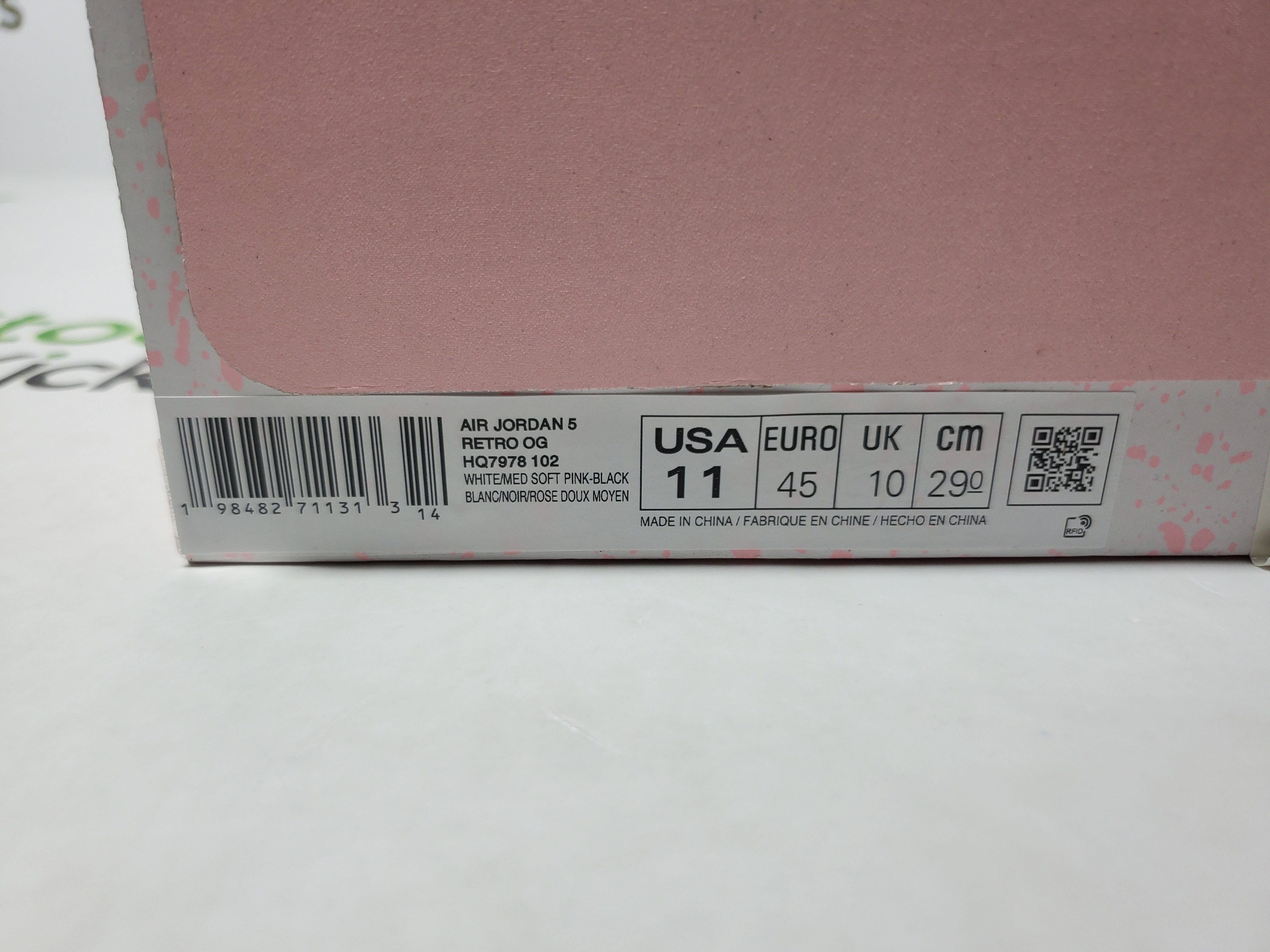 PK God Batch Air Jordan 5 Retro 'Medium Soft Pink' HQ7978-102 review Stockxkicks 00