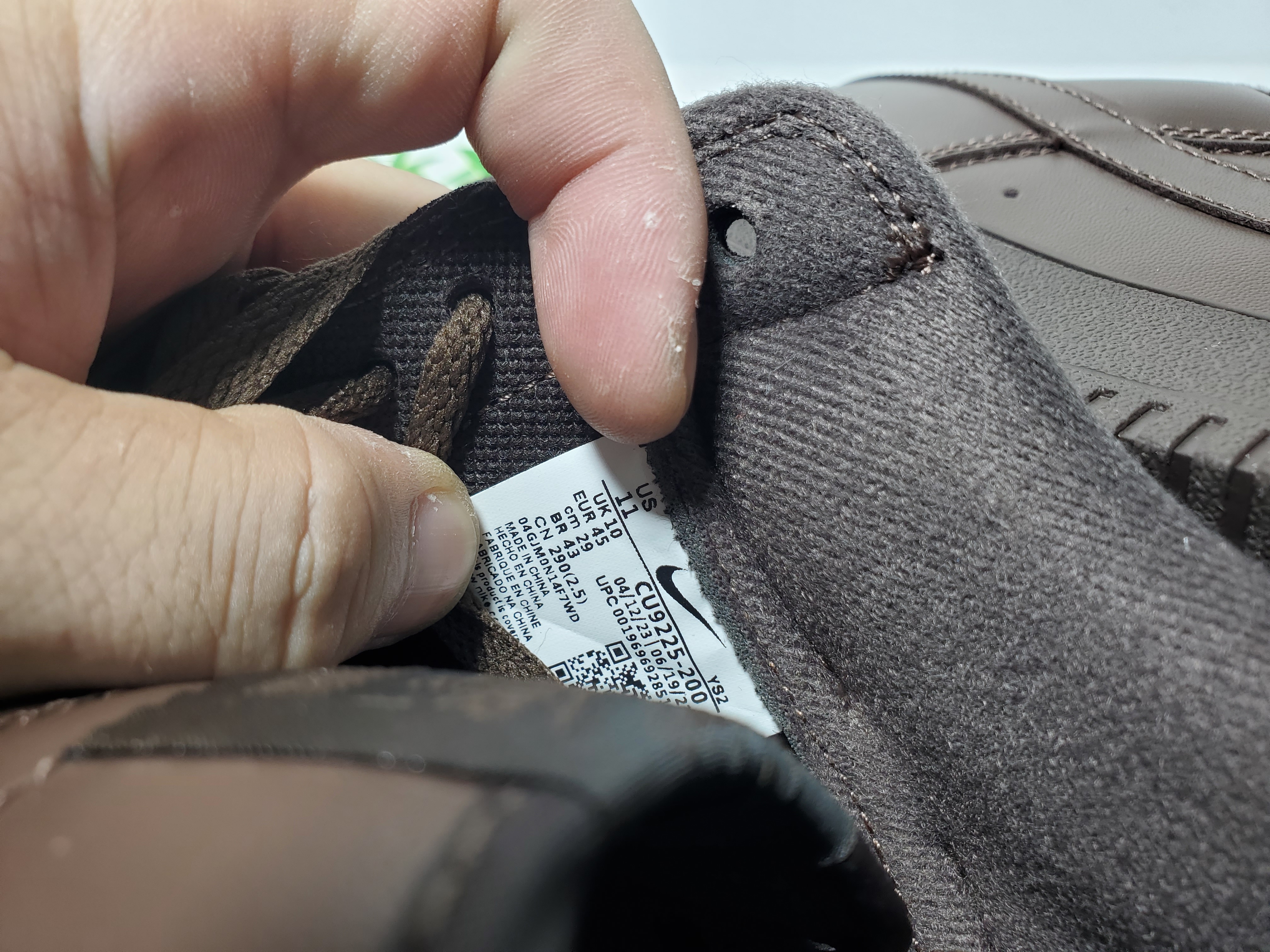 LJR Batch Nike Air Force 1 Low Supreme Baroque Brown CU9225-200 review Stockxkicks 06