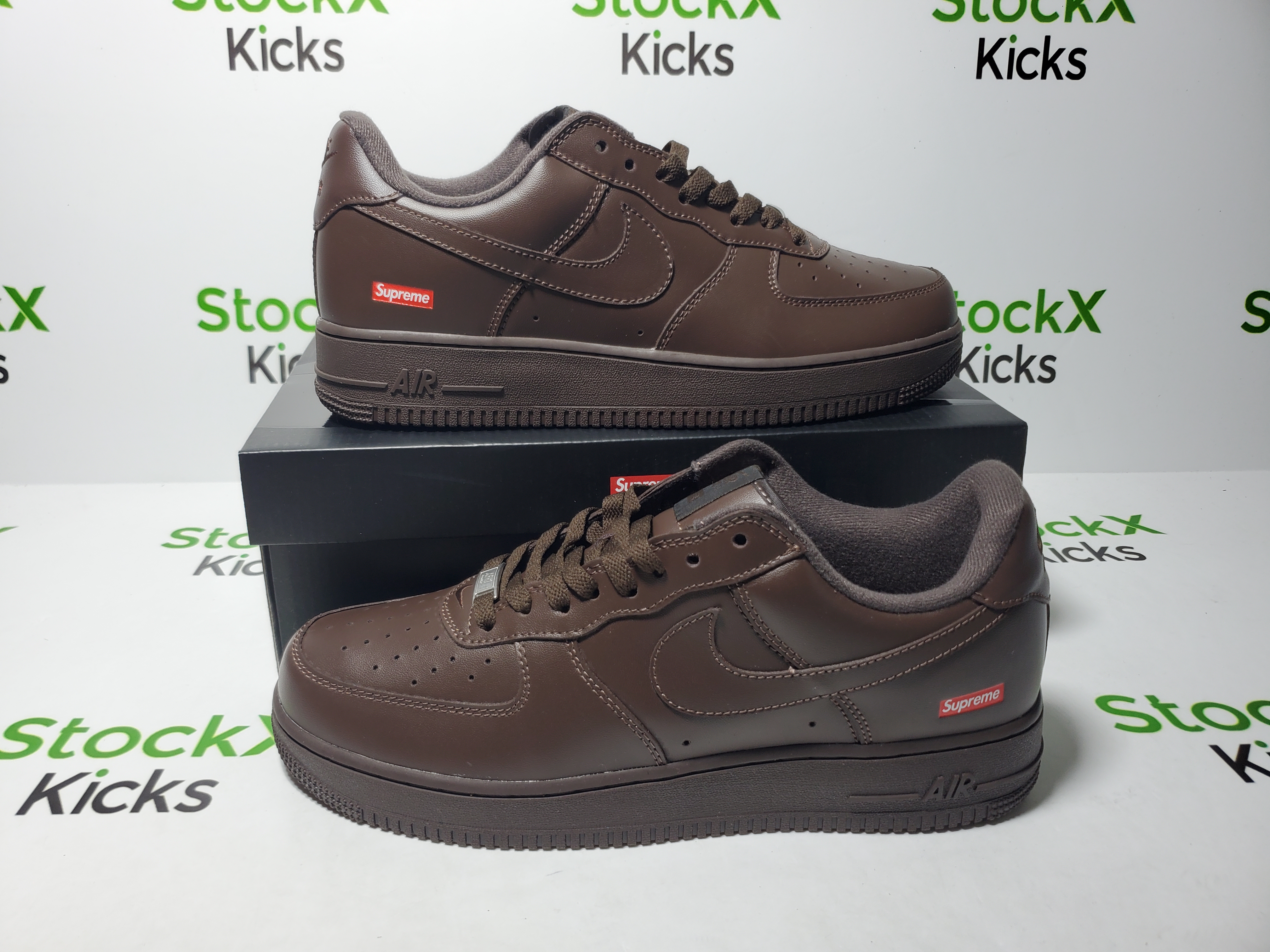 LJR Batch Nike Air Force 1 Low Supreme Baroque Brown CU9225-200 review Stockxkicks 02