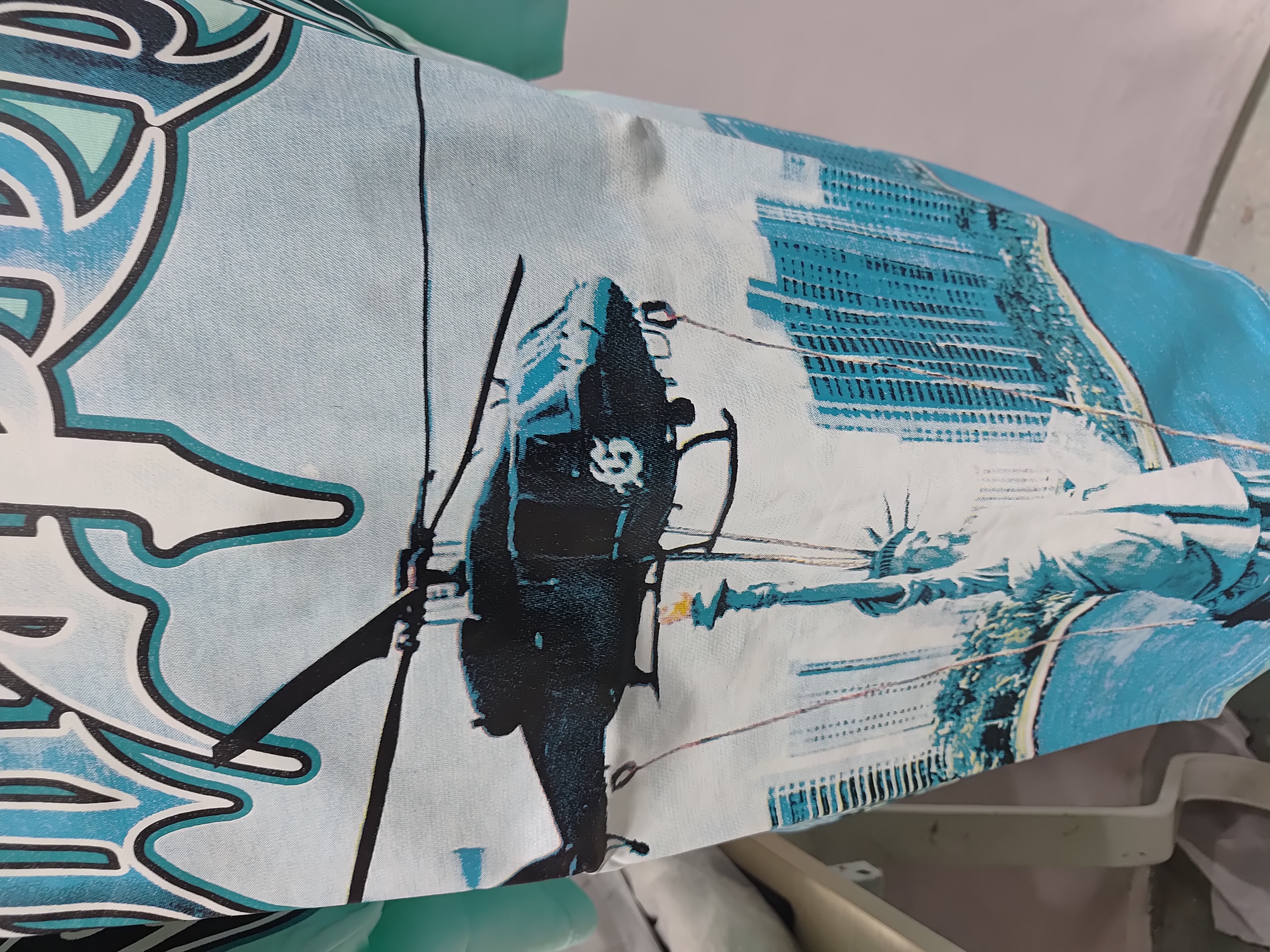 Godspeed Liberty Lift T-Shirt #7076 Green/Black/White review Stockxkicks 02