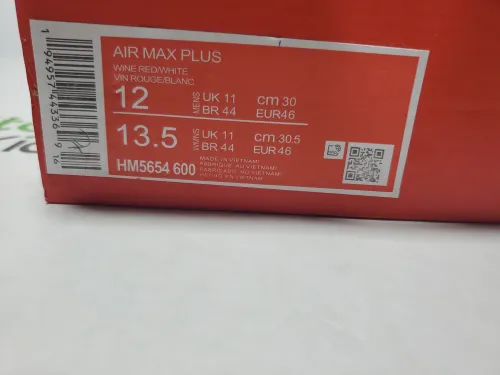 PK God Batch Air Max Plus TNPO Team Red and Sail HM5654-600 review 