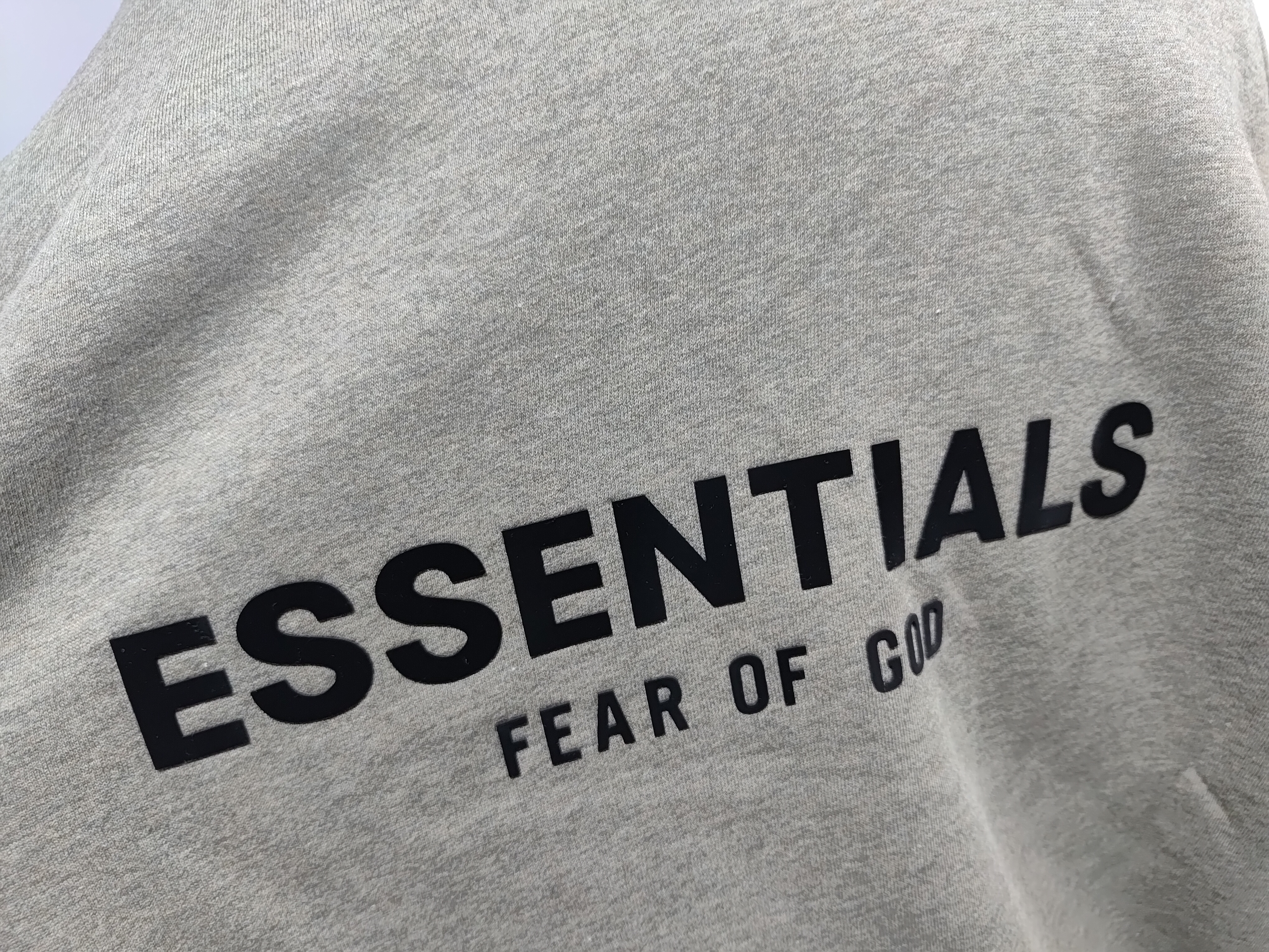 Fear of God Essentials Tracksuit Heather Grey review Stockxkicks 05