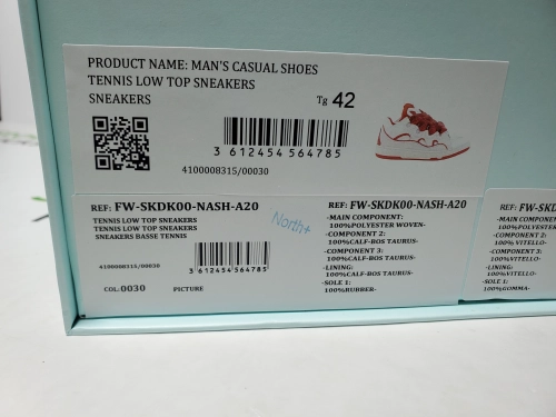 Lanvin Curb Sneaker White Red FM SKRK11 DRAP P230030 review 