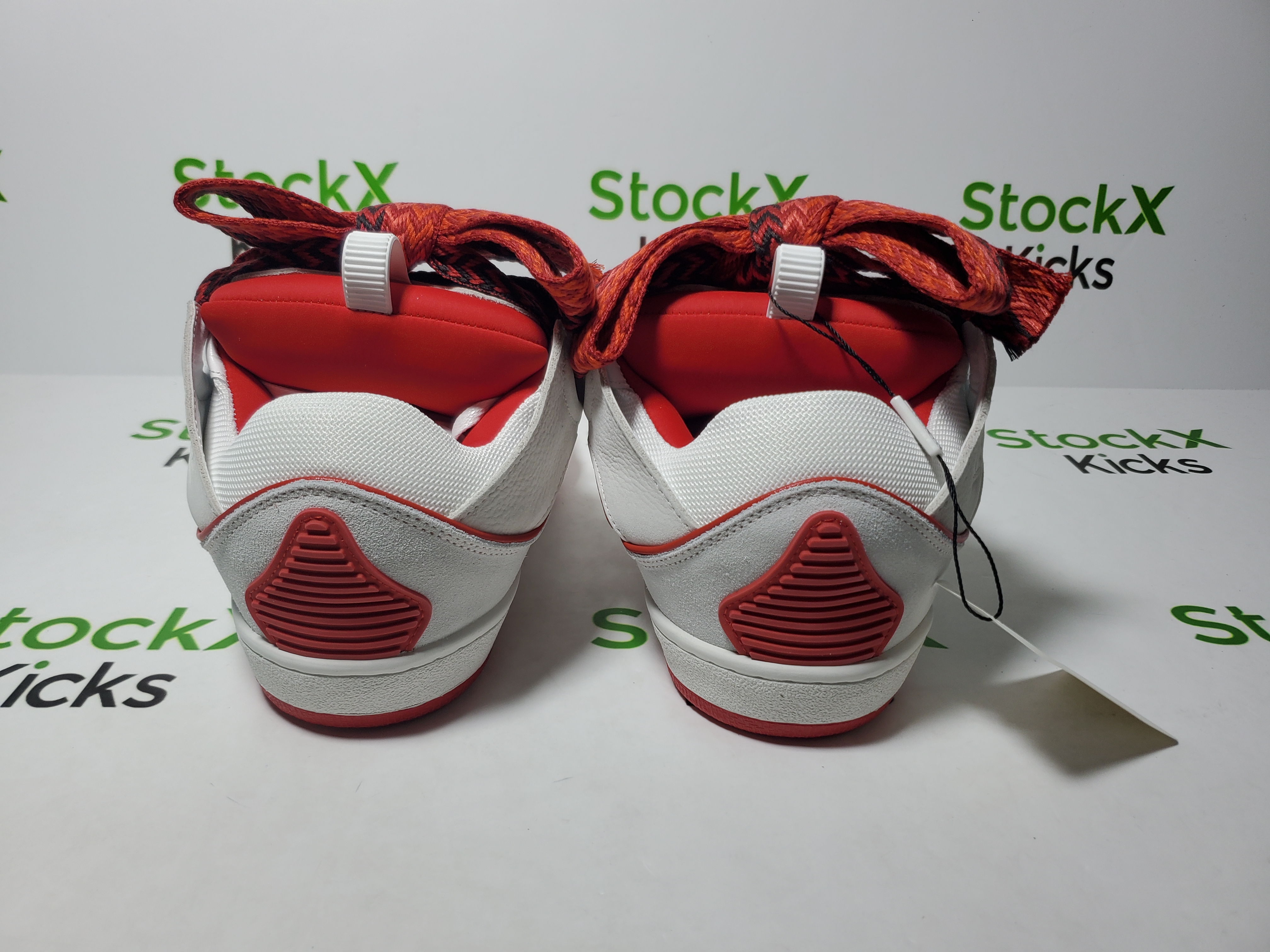 Lanvin Curb Sneaker White Red FM SKRK11 DRAP P230030 review Stockxkicks 03