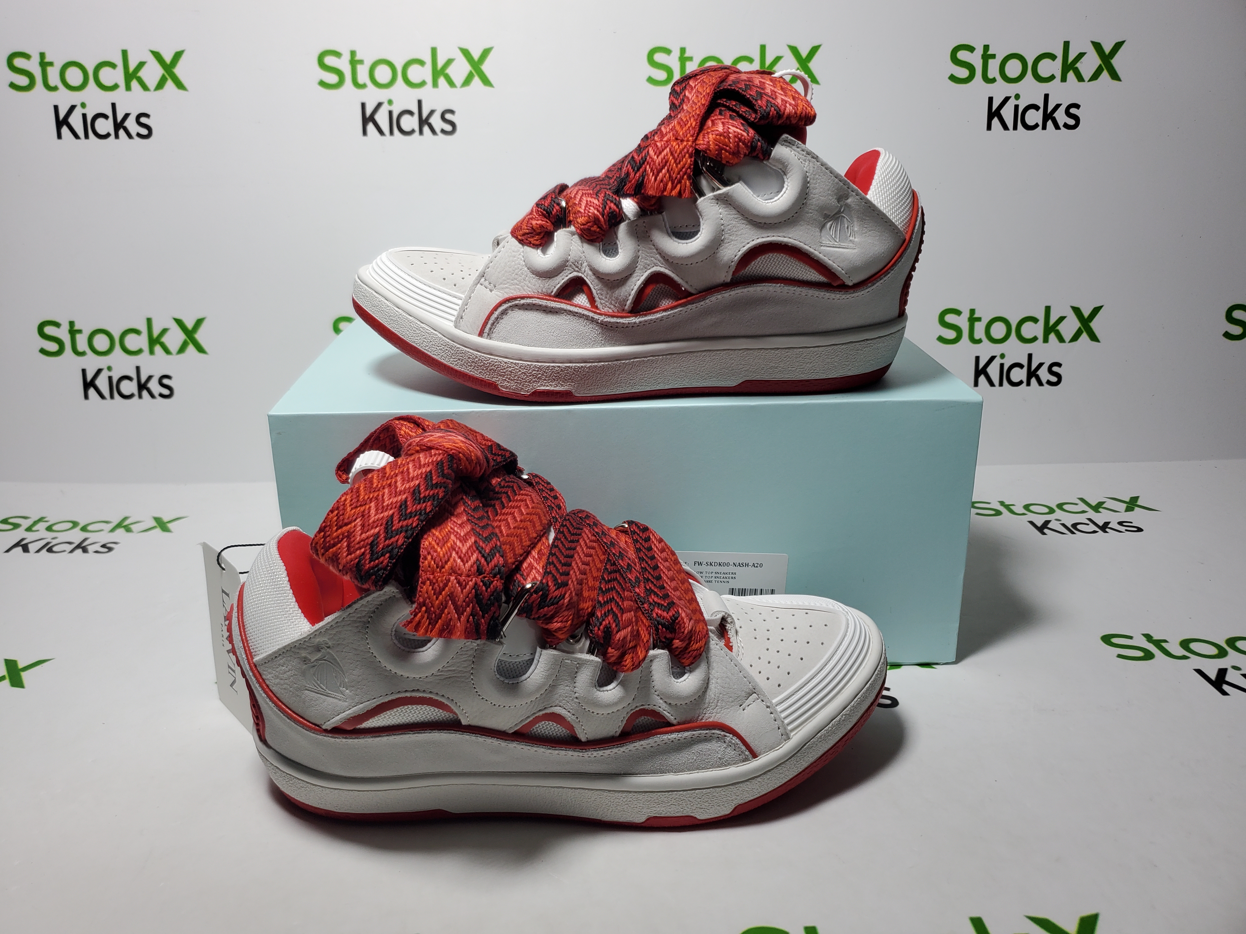 Lanvin Curb Sneaker White Red FM SKRK11 DRAP P230030 review Stockxkicks 01