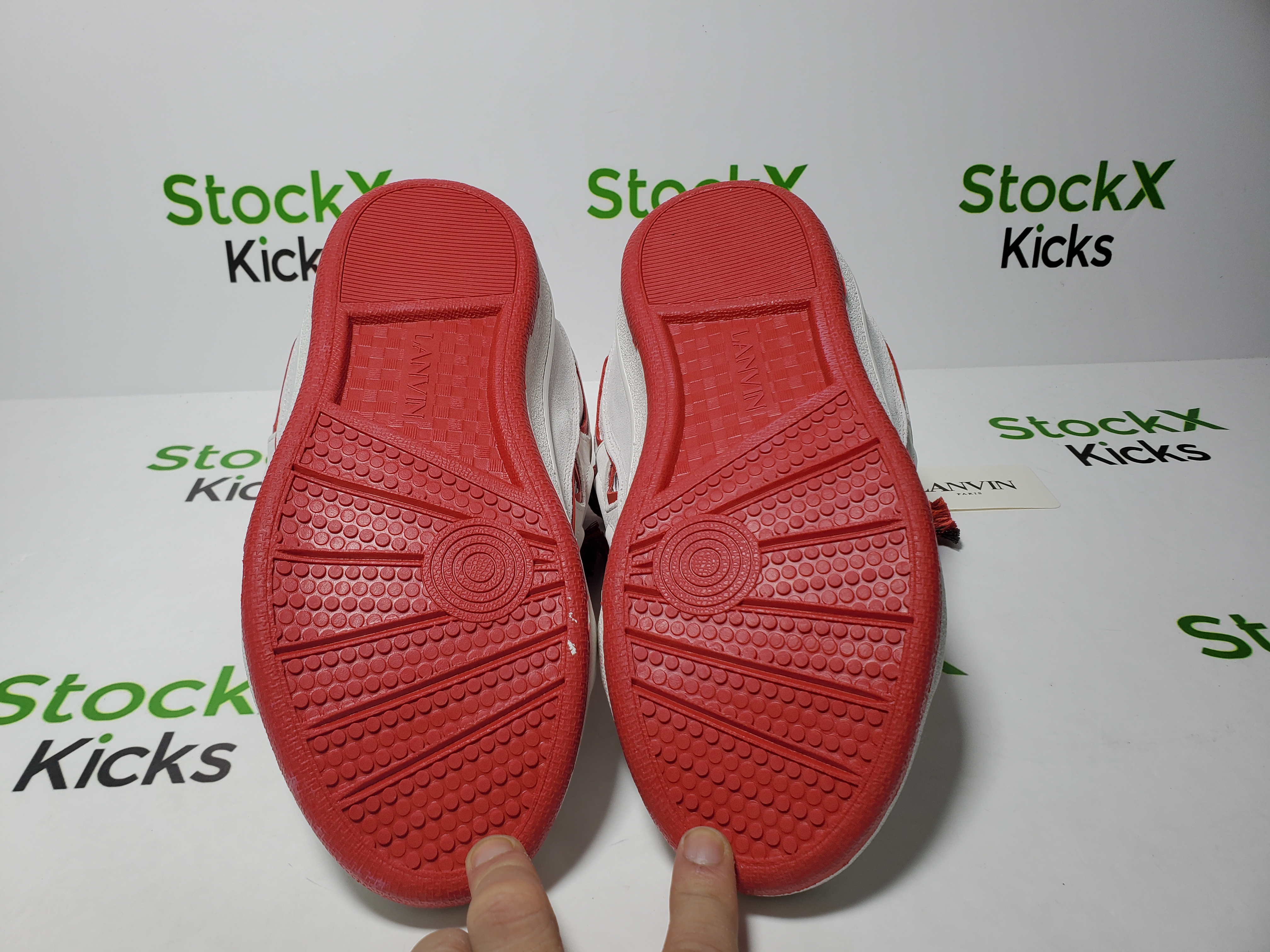 Lanvin Curb Sneaker White Red FM SKRK11 DRAP P230030 review Stockxkicks 05