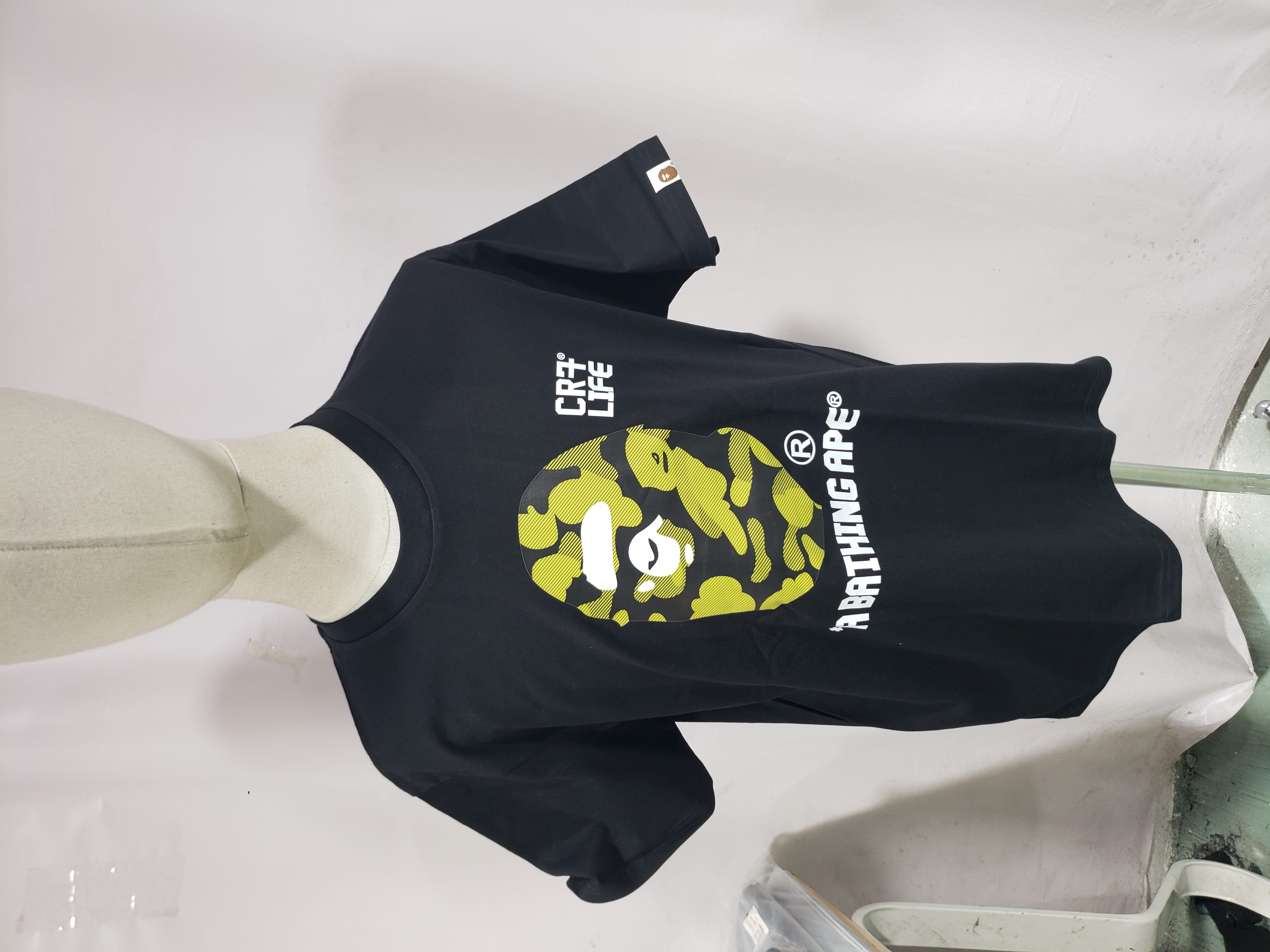 BAPE x CR7 Life Big Ape Head Reflection Camo Tee review Stockxkicks 01