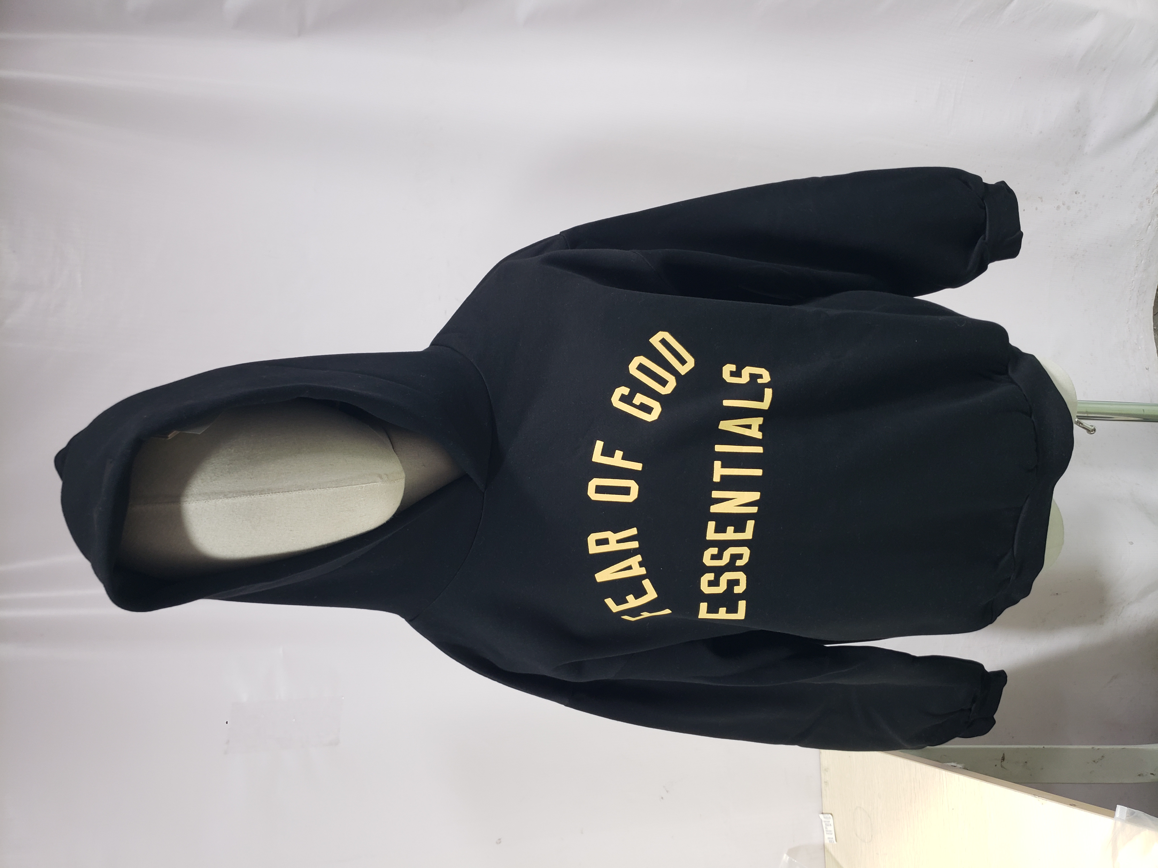 Fear of God Essentials Fleece II Hoodie & Sweatpant Set FG320#949 Black review Stockxkicks 01