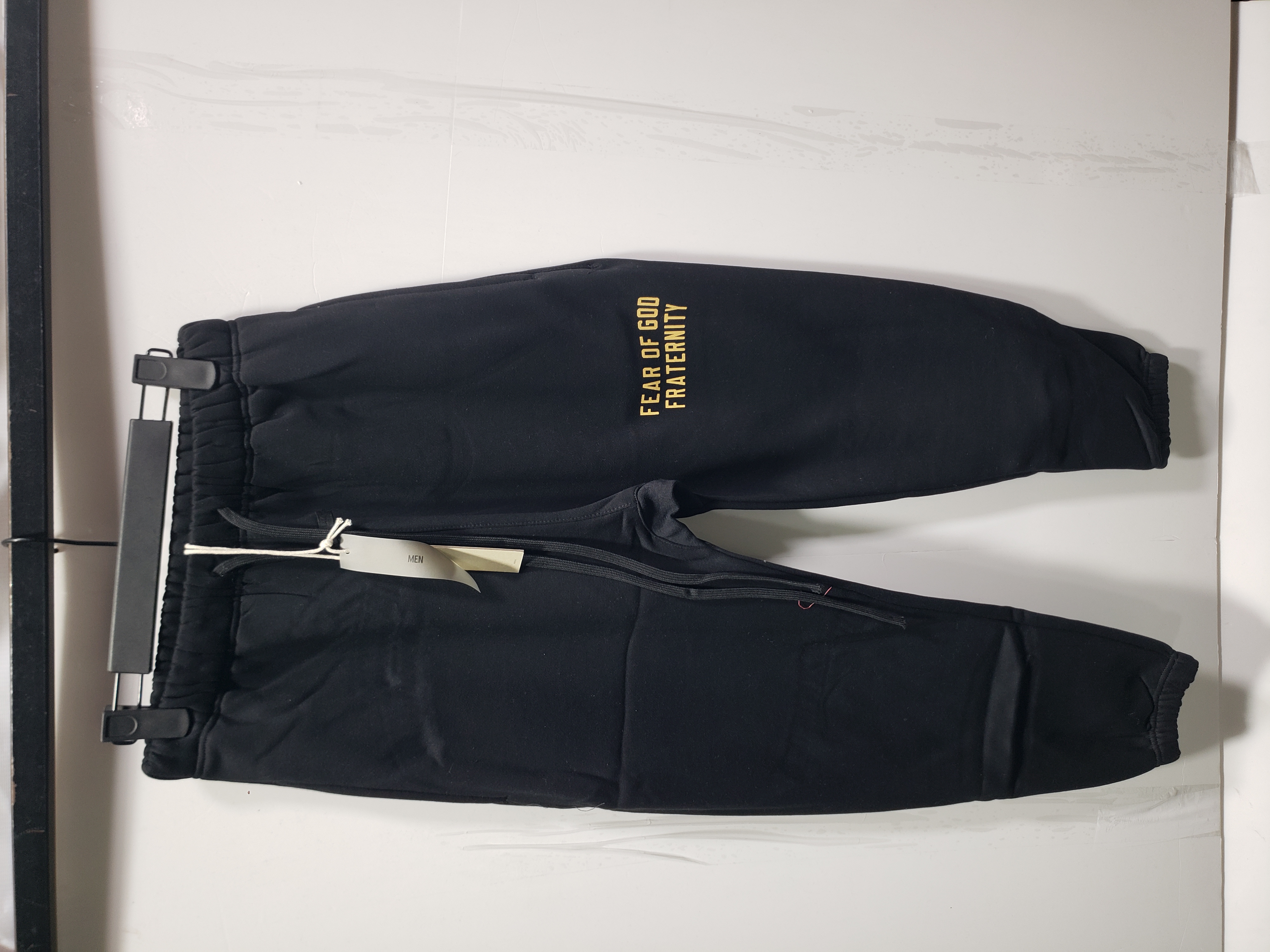 Fear of God Essentials Fleece II Hoodie & Sweatpant Set FG320#949 Black review Stockxkicks 05