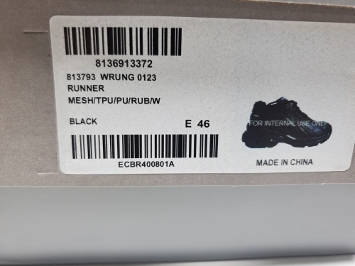 Balenciaga Runner Sneaker x Under Armour Black 813793 WRUCU 1000 review 
