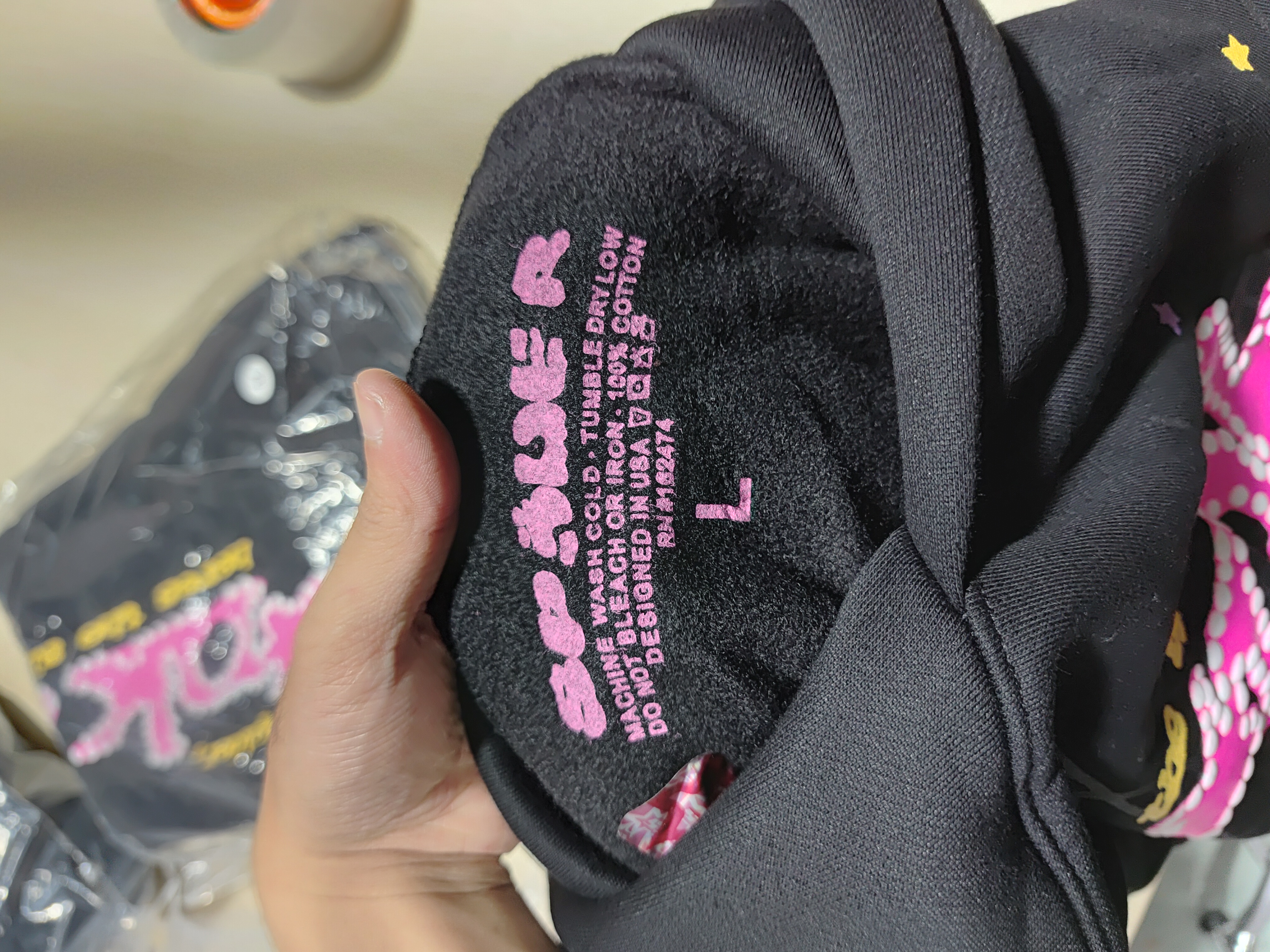 Sp5der black tracksuit suit review Stockxkicks 00