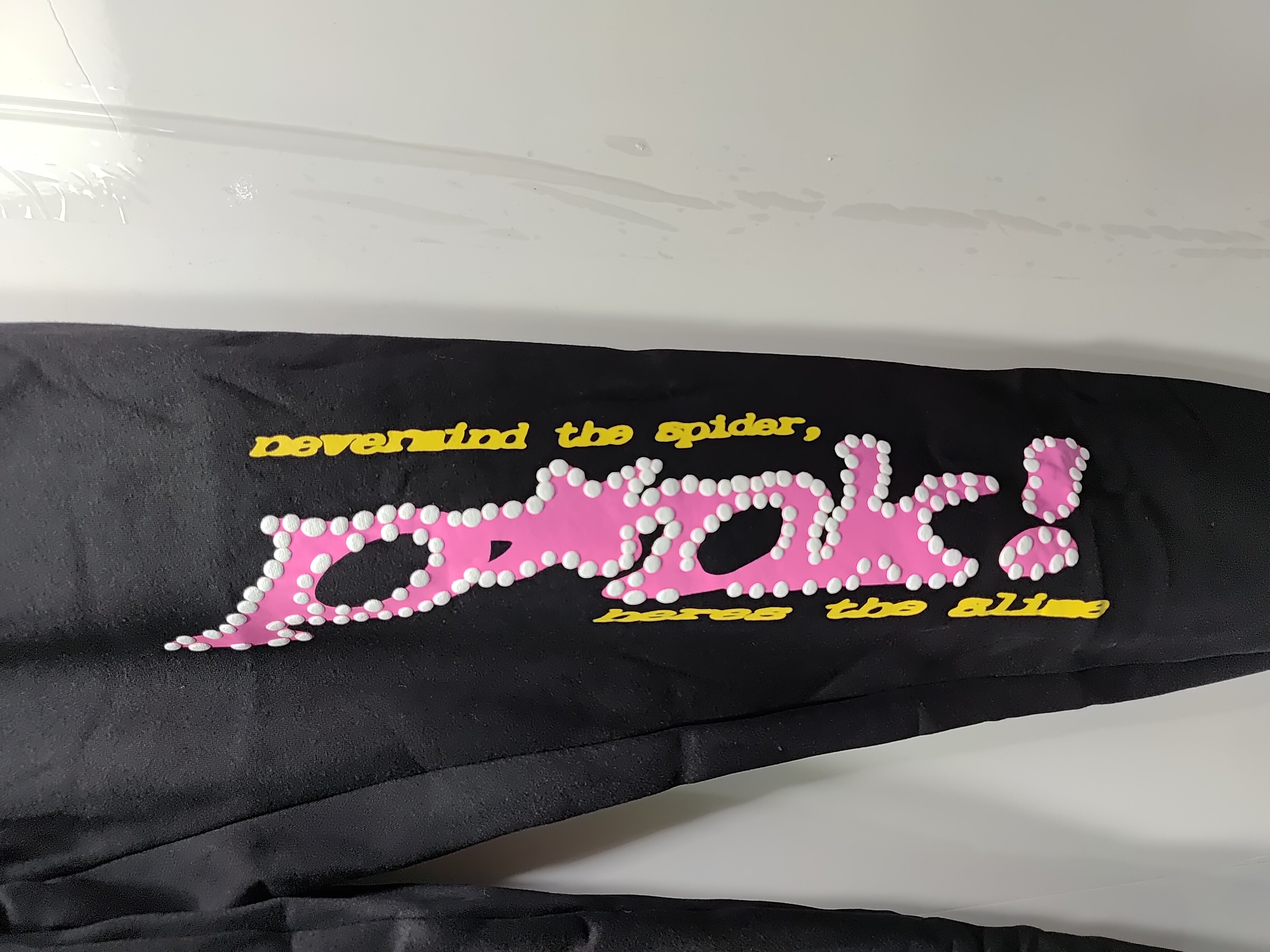 Sp5der black tracksuit suit review Stockxkicks 05