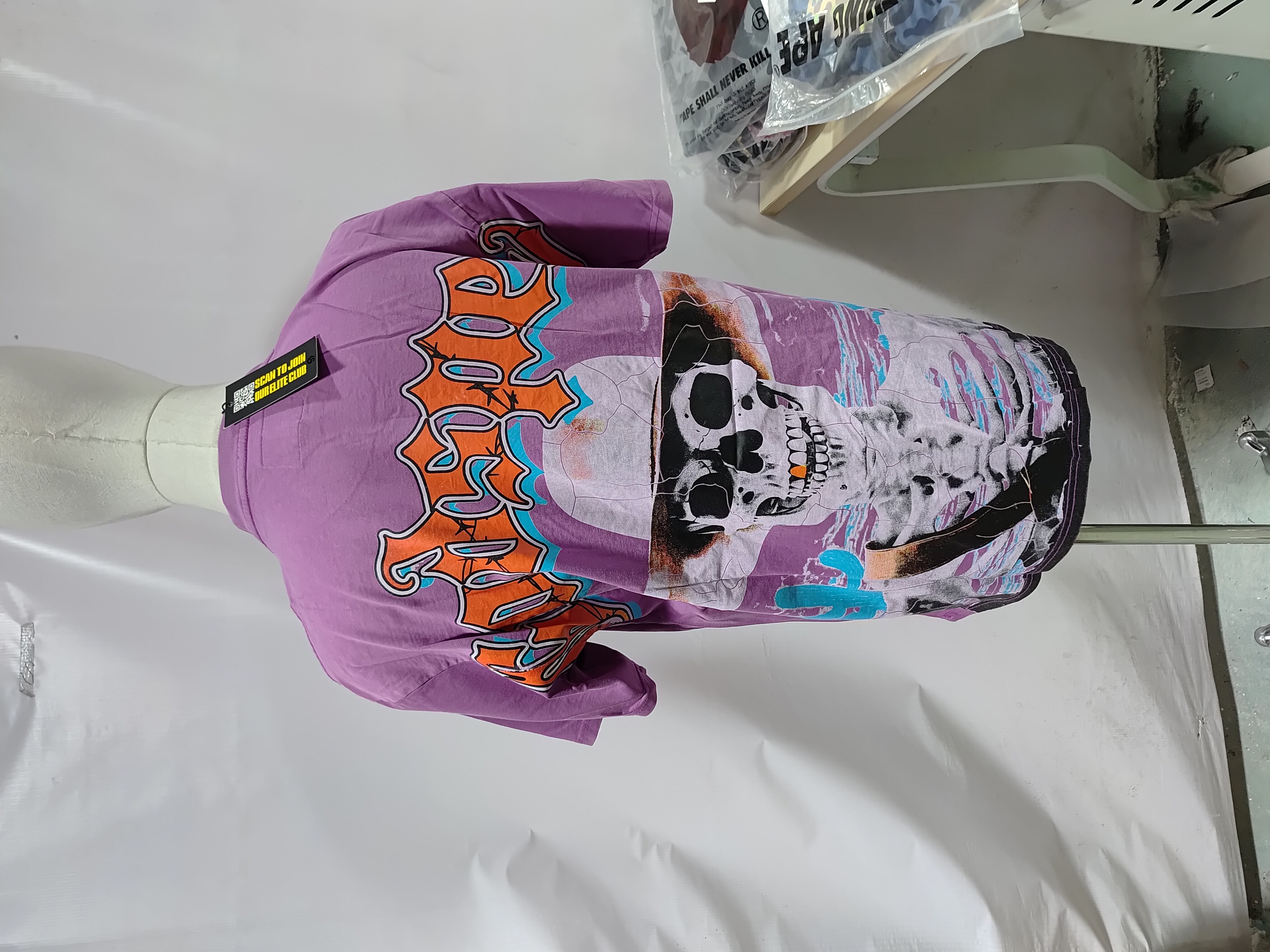 Godspeed Goldie T-Shirt #1018 Purple Washed review Stockxkicks 04