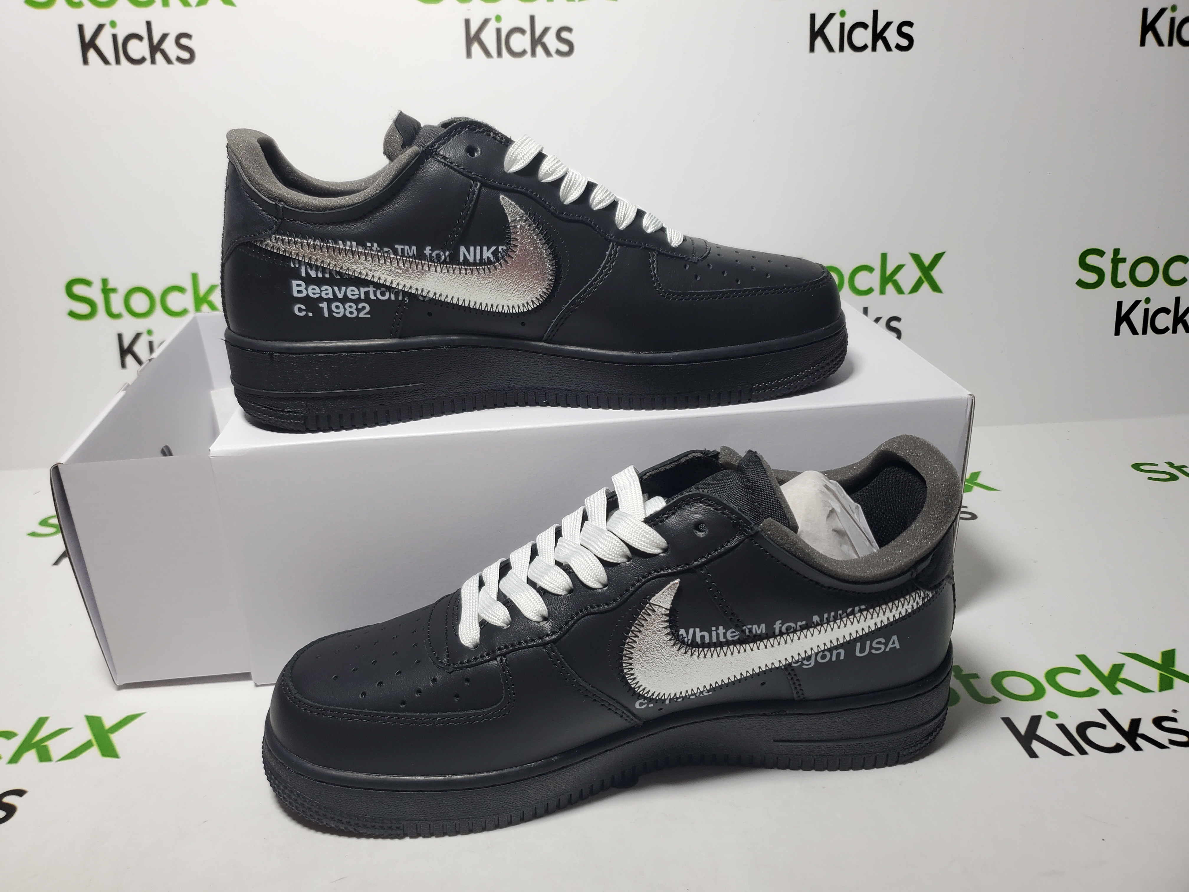 PK God Batch Nike Air Force 1 Low '07Virgil x MoMA (No Socks) AV5210-001 review Stockxkicks 02