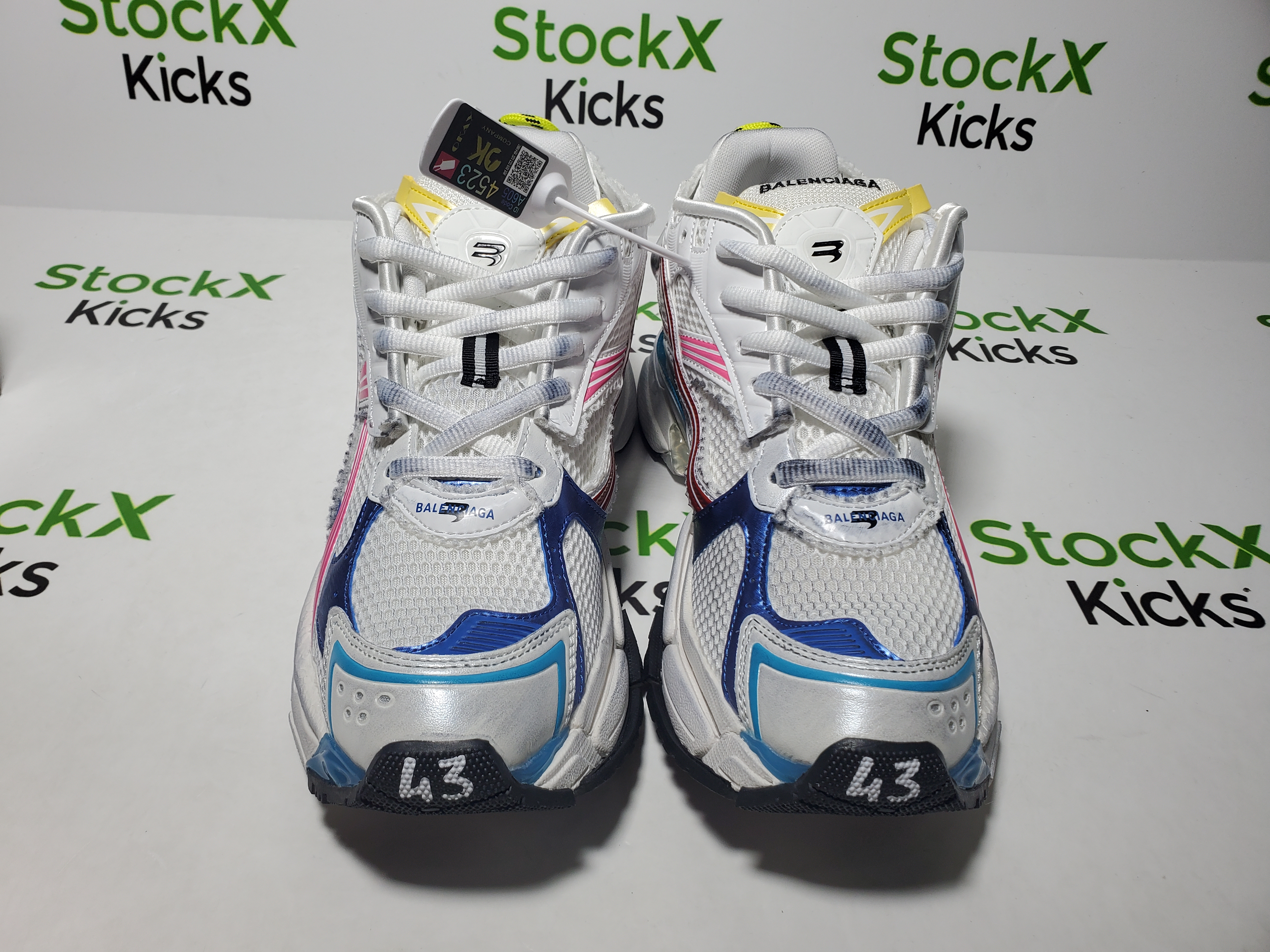Balenciaga Runner White Multicolor 772774W3RBW9645 review Stockxkicks 04