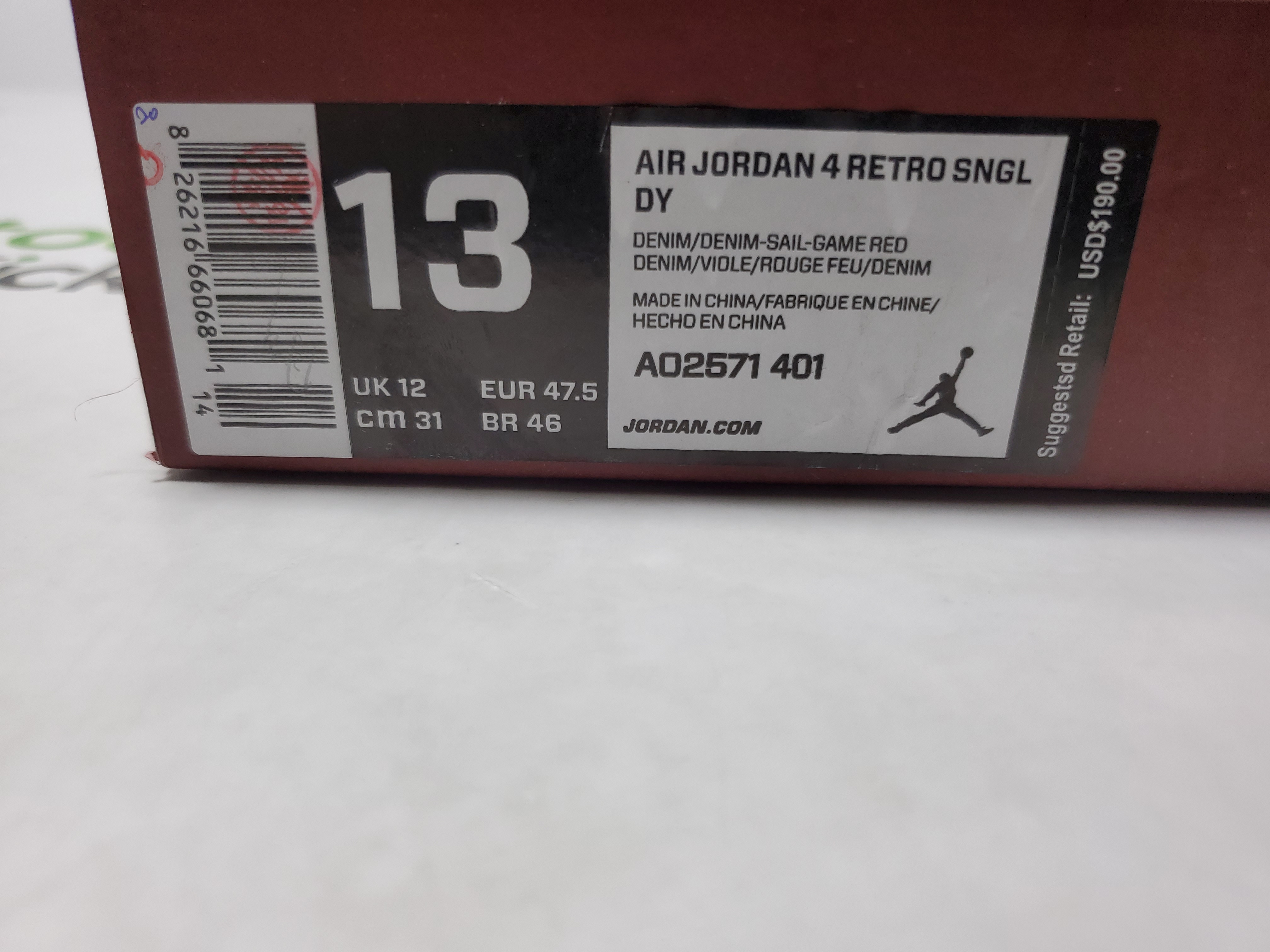PK God Batch Air Jordan 4 Retro Levi's Denim (Tag with Levi's Logo) AO2571-401 review Stockxkicks 00