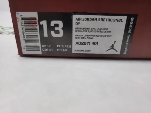 PK God Batch Air Jordan 4 Retro Levi's Denim (Tag with Levi's Logo) AO2571-401 review 