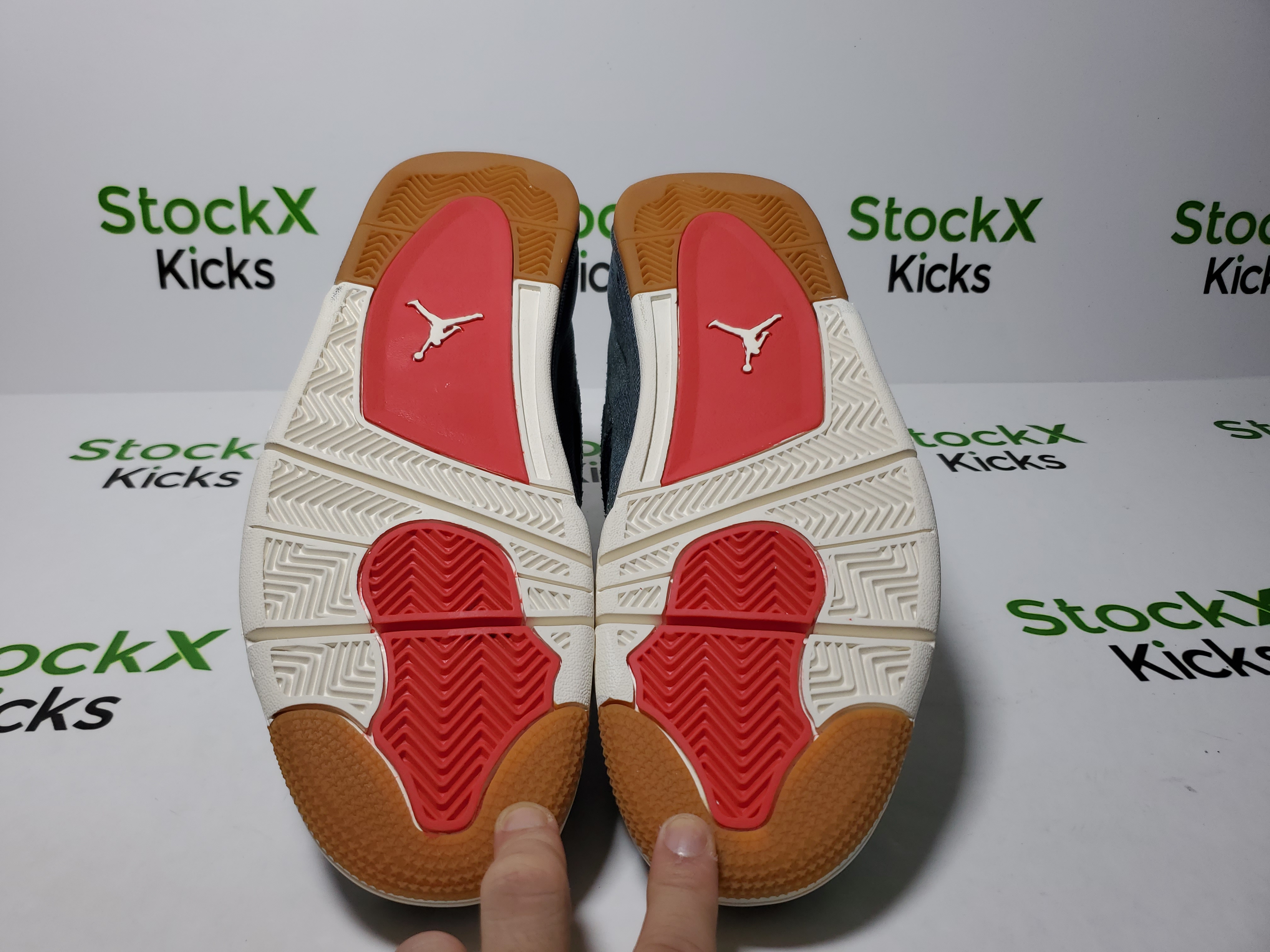 PK God Batch Air Jordan 4 Retro Levi's Denim (Tag with Levi's Logo) AO2571-401 review Stockxkicks 05